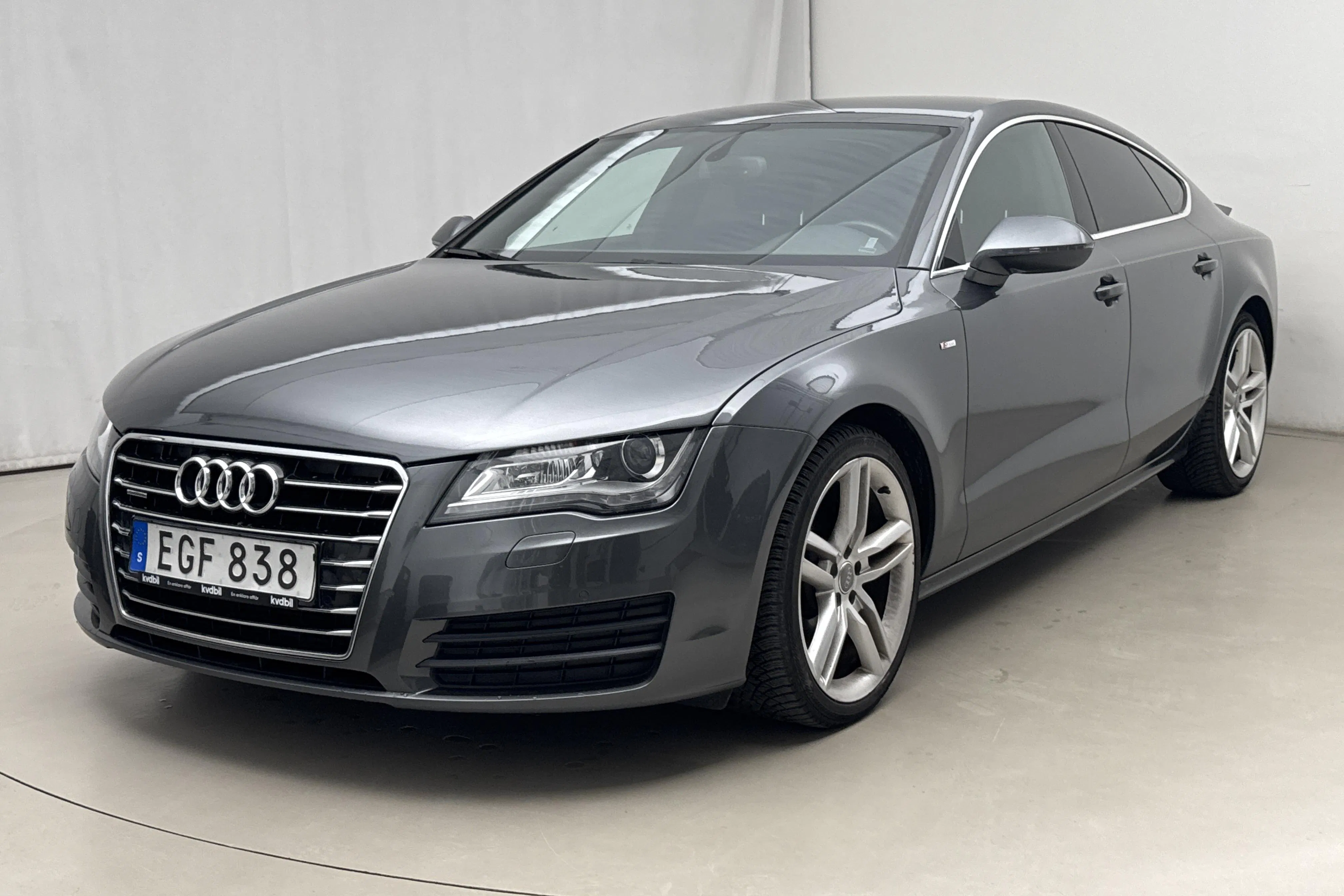 Presentation photo 1 of 23: Audi A7 3.0 TDI Sportback quattro (204hk) - 250 790 km - Automatic - gray - 2014
