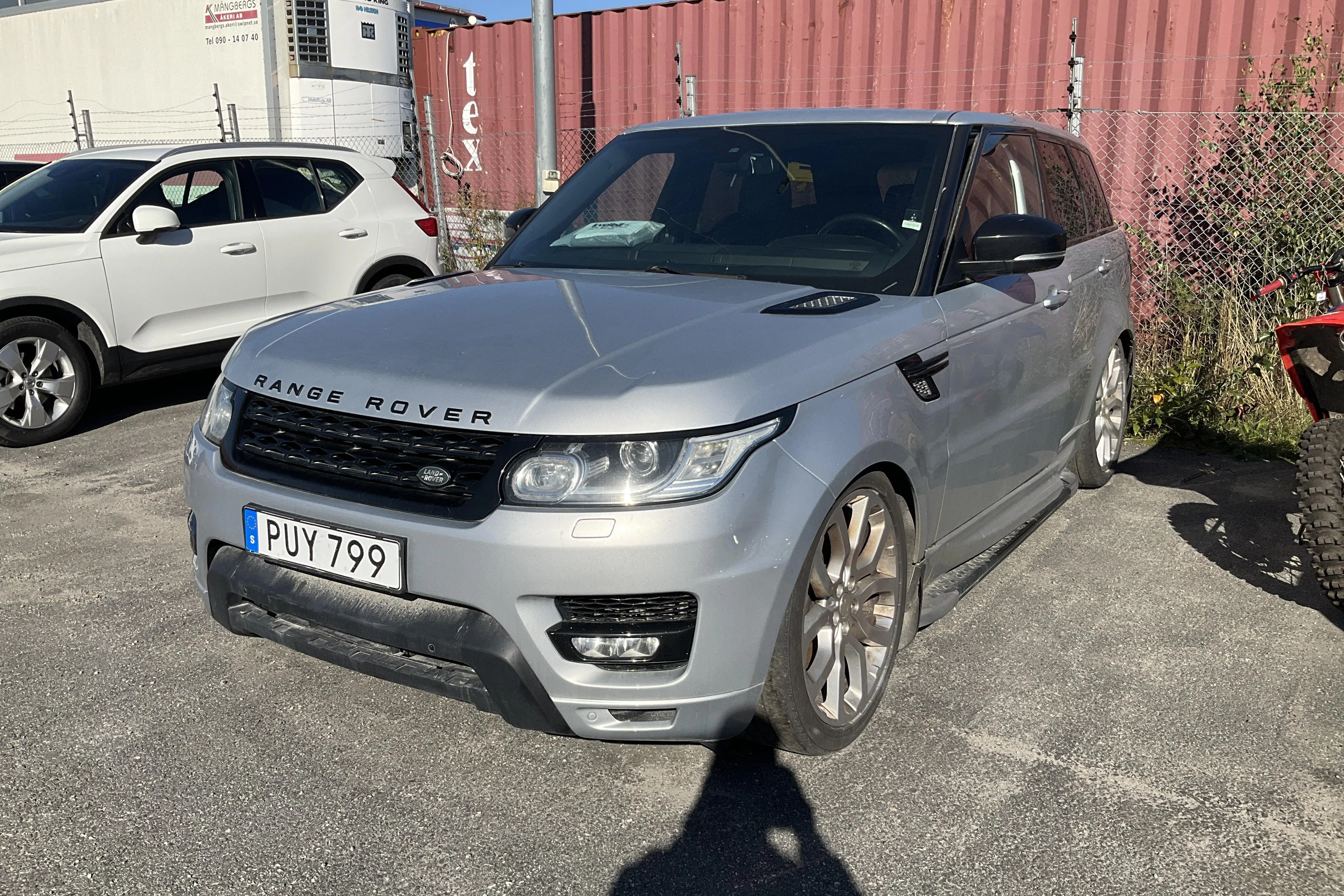 Presentationsfoto 1 av 11: Land Rover Range Rover Sport 3.0 TDV6 (258hk) - 24 217 mil - Automat - grå - 2015