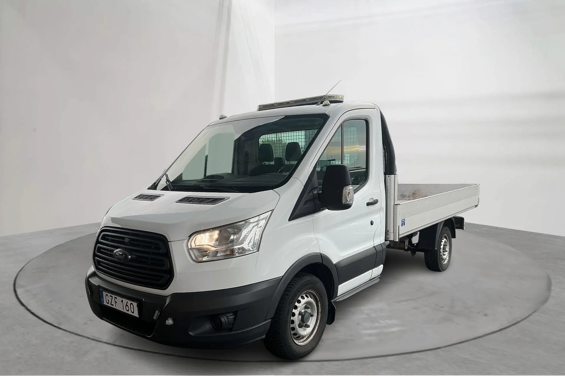 Presentation photo 1 of 15: Ford Transit Custom Flak 310 (125hk) - 100 900 km - Manual - white - 2015