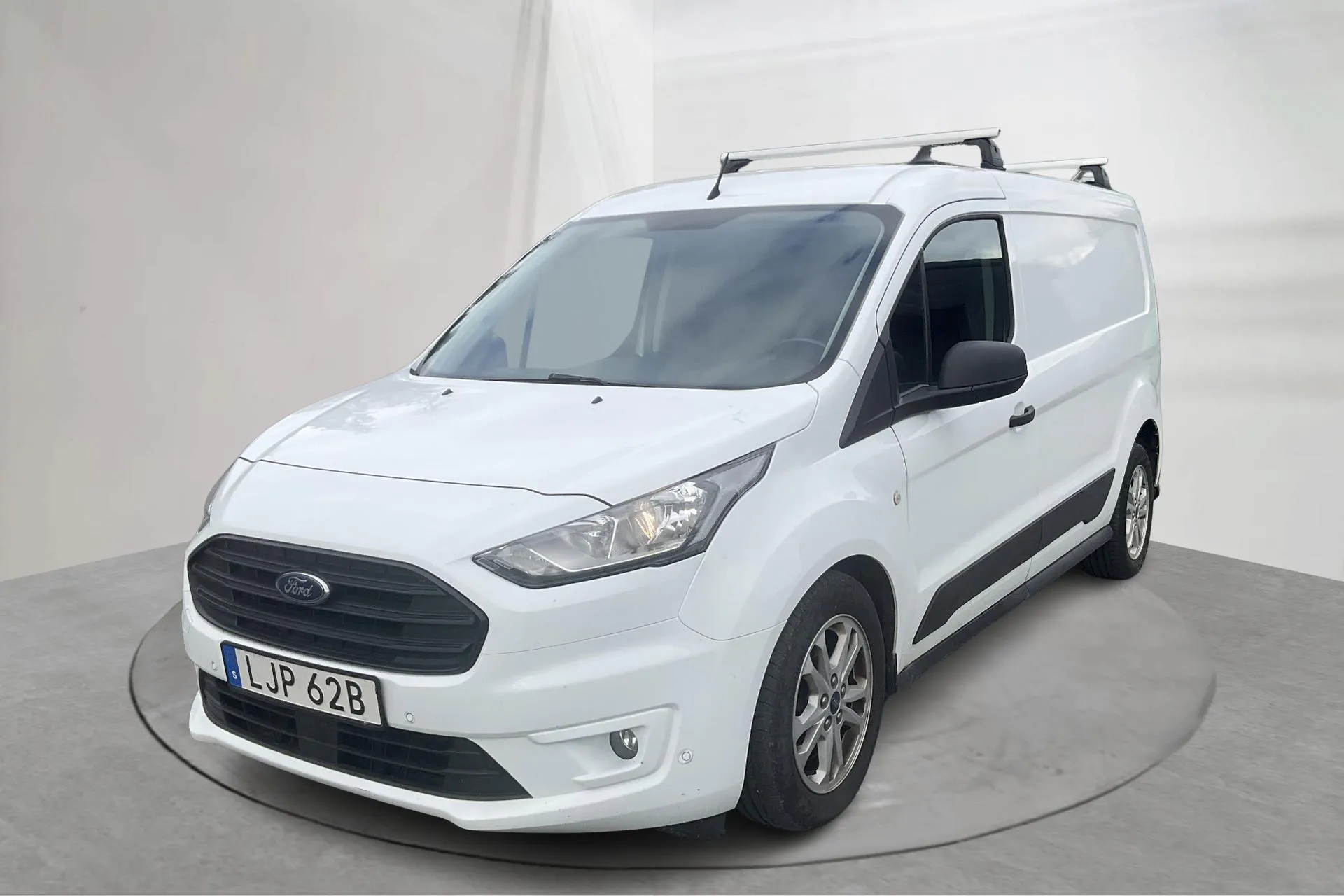 Presentationsfoto 1 av 15: Ford Transit Connect 1.5 EcoBlue (100hk) - 9 932 mil - Automat - vit - 2022