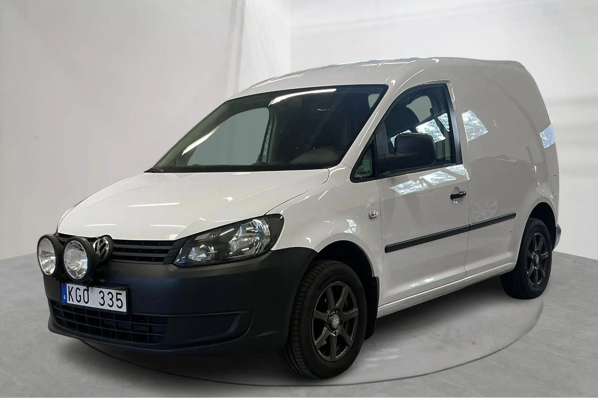 Presentation photo 1 of 14: VW Caddy 1.6 TDI Skåp (75hk) - 198 350 km - Manual - white - 2014