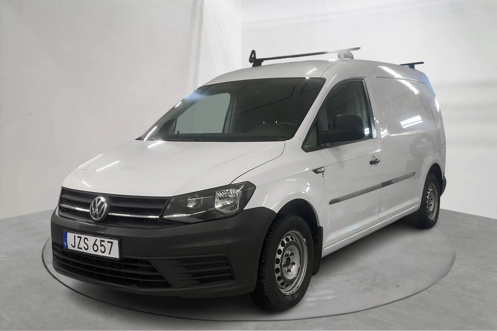Presentation photo 1 of 19: VW Caddy 2.0 TDI Maxi Skåp (102hk) - 78 200 km - Manual - white - 2017