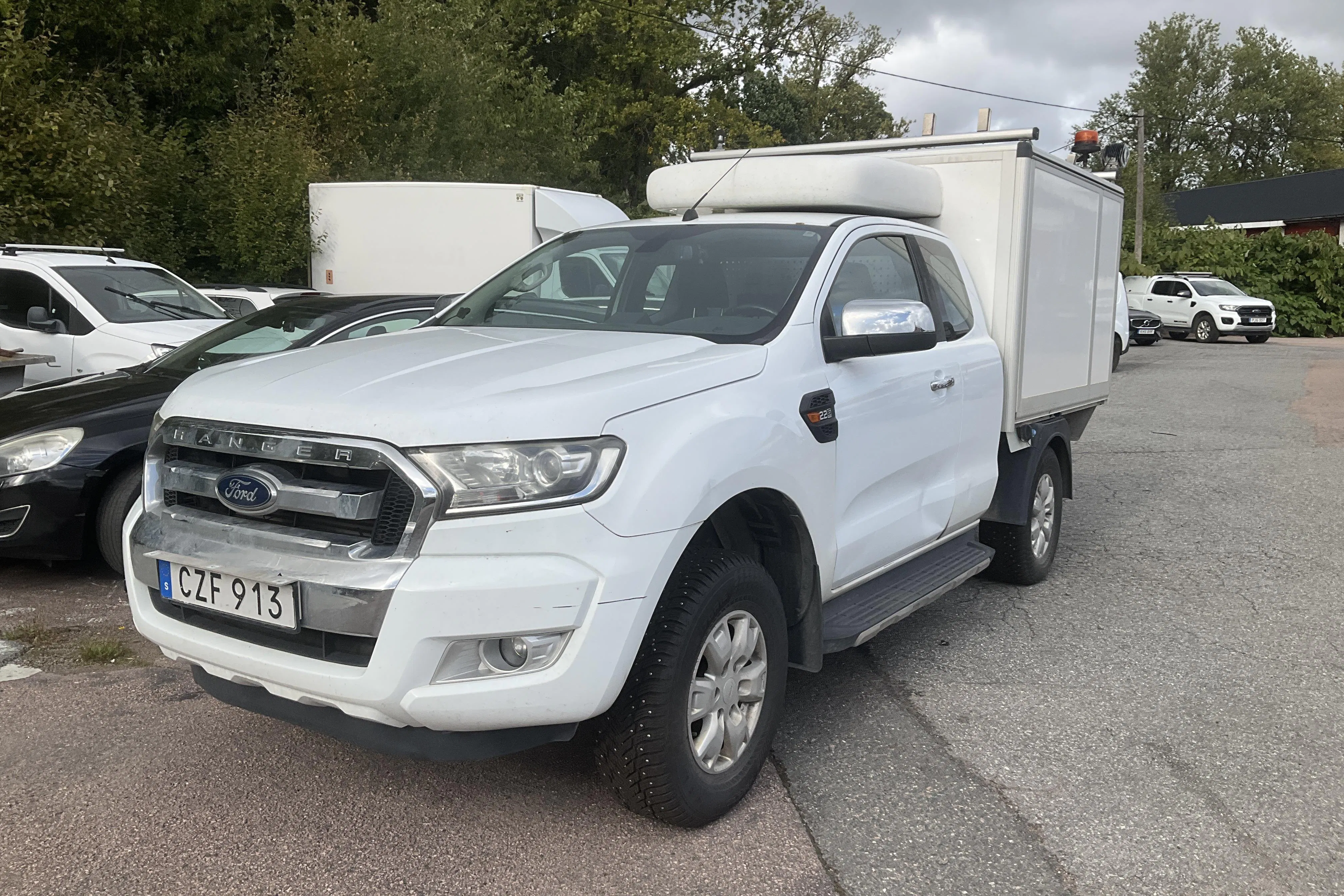 Presentationsfoto 1 av 12: Ford Ranger 2.2 TDCi 4WD (160hk) - 22 500 mil - Manuell - vit - 2018