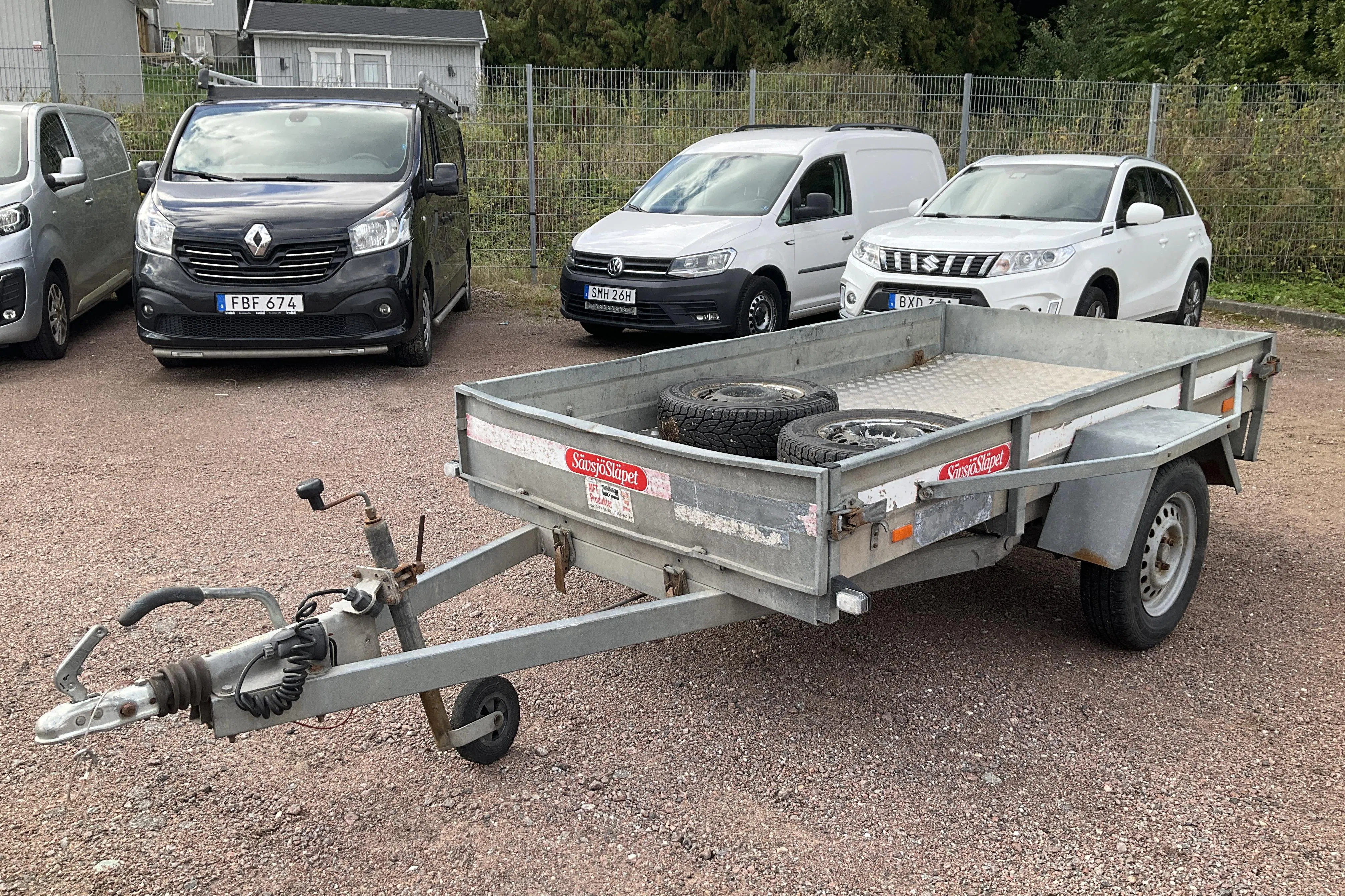 Presentation photo 1 of 8: SävsjöSläpet SSEL 750 Släpvagn med tippfunktion - 0 km - gray - 2012