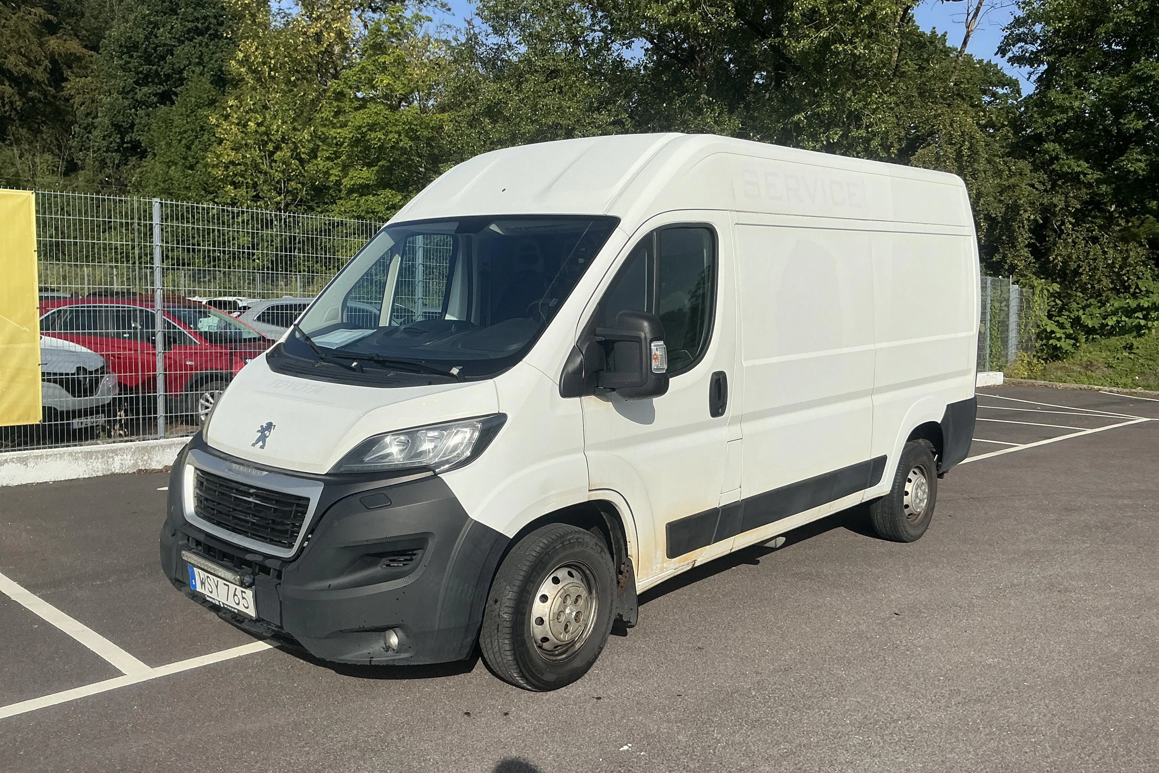 Presentation photo 1 of 13: Peugeot Boxer 335 2.0 BlueHDi Skåp (130hk) - 221 800 km - Manual - white - 2019
