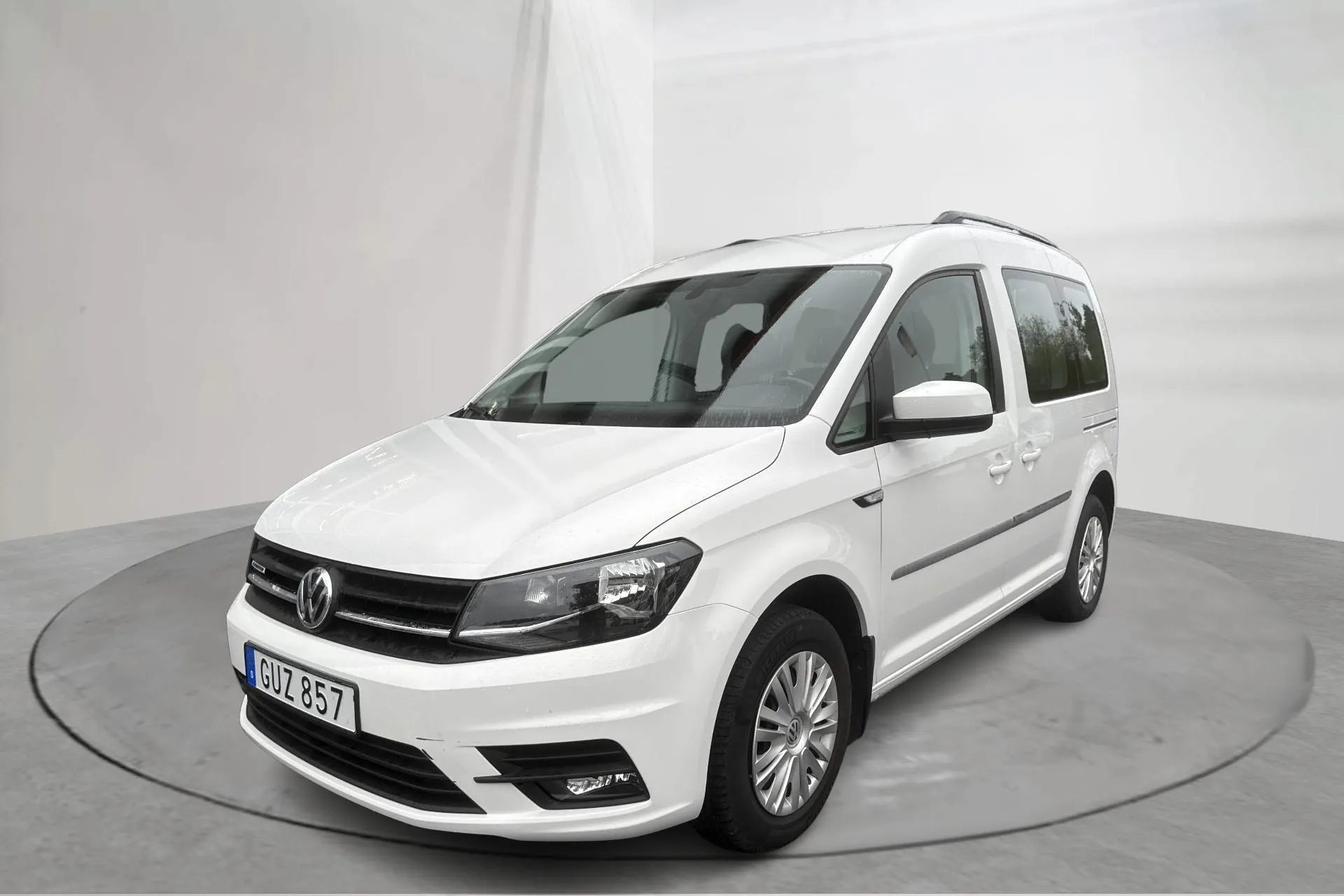 Presentation photo 1 of 13: VW Caddy Life 1.4 TGI (110hk) - 71 740 km - Manual - white - 2017