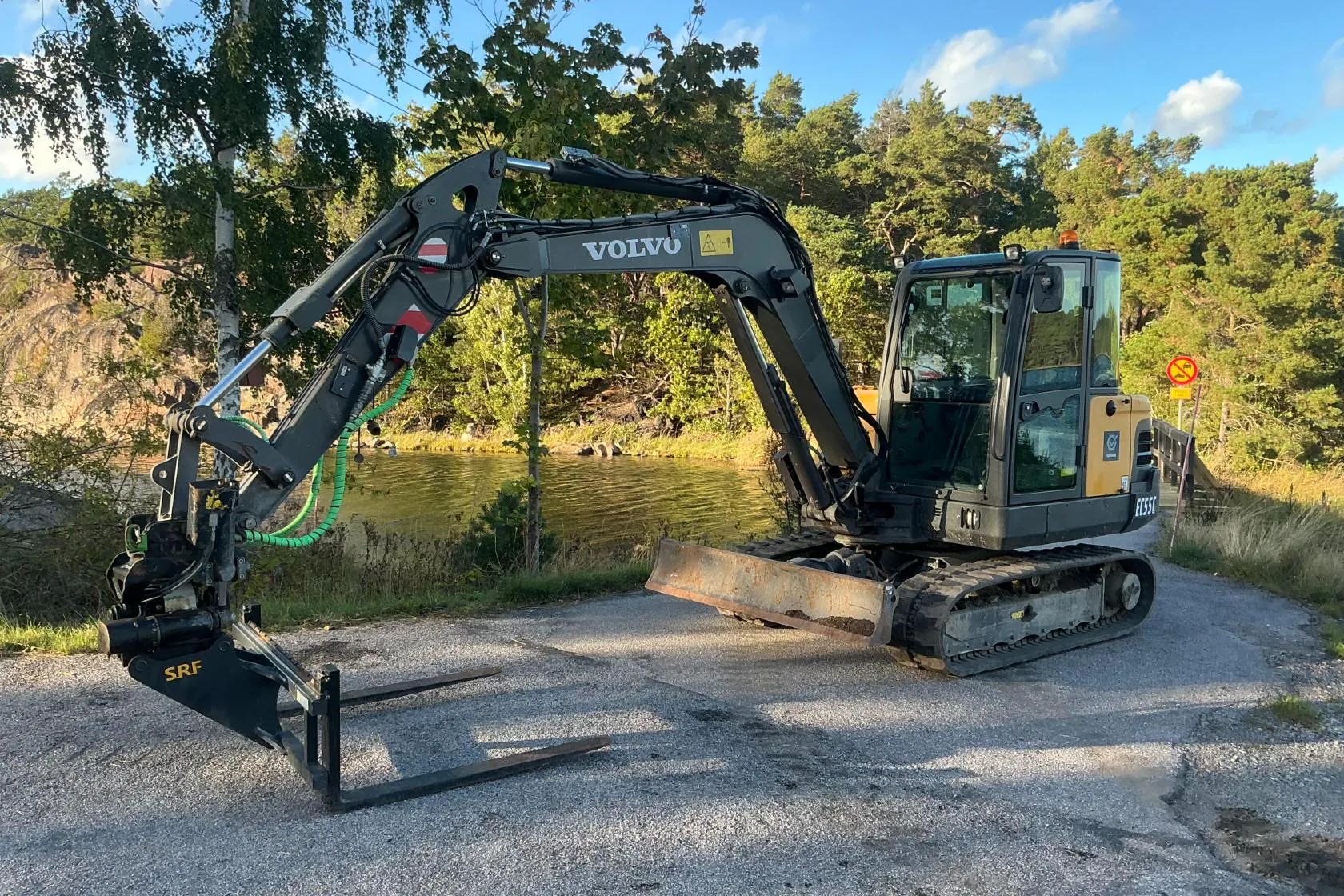Presentationsfoto 1 av 39: Volvo EC55C bandgrävare - 0 km - 2018