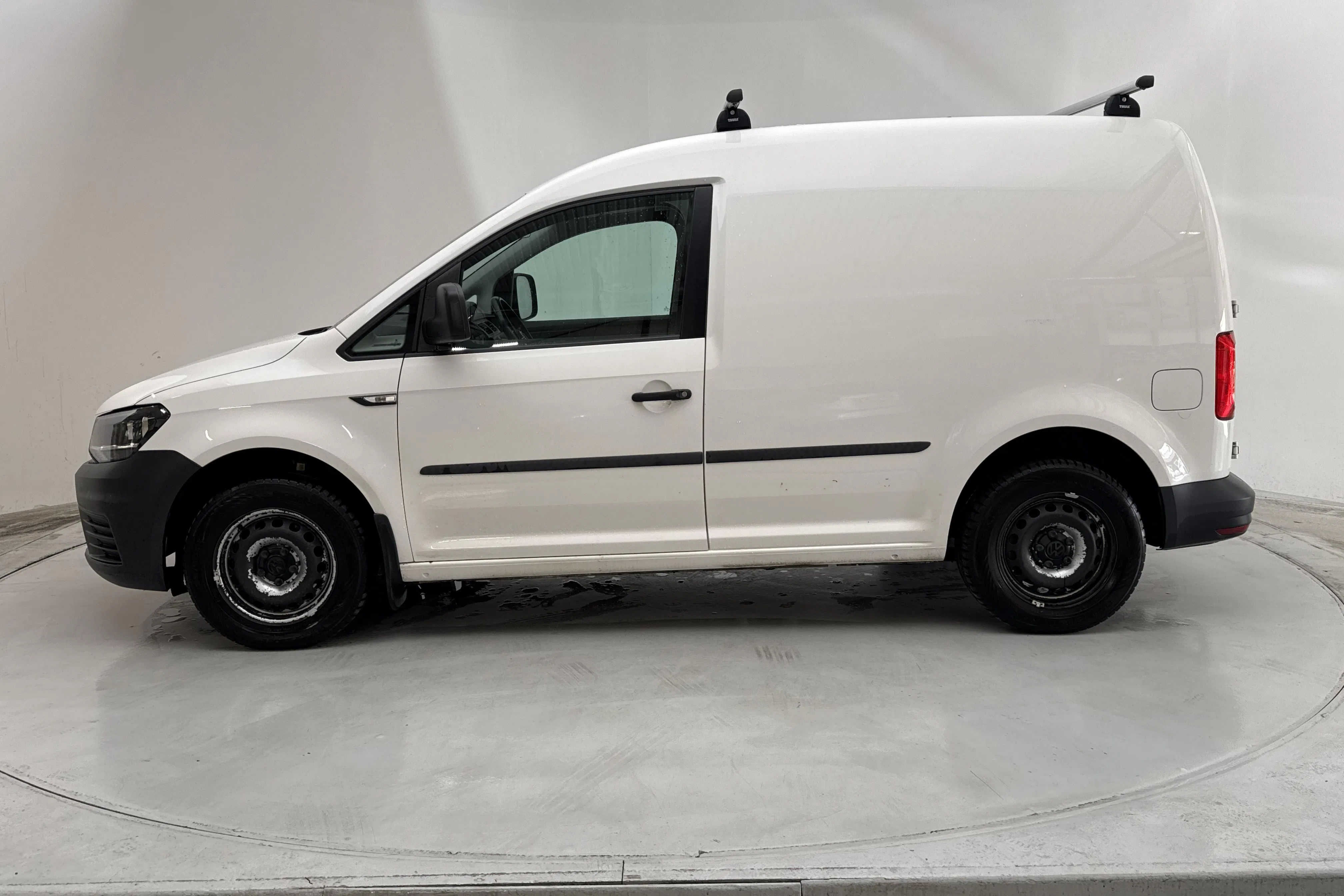 Presentation photo 2 of 11: VW Caddy 1.4 TGI Skåp (110hk) - 89 600 km - Manual - white - 2016
