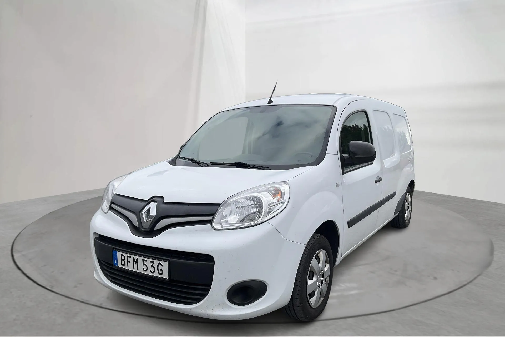 Presentation photo 1 of 15: Renault Kangoo 1.5 dCi Maxi Skåp (95hk) - 134 240 km - Manual - white - 2021