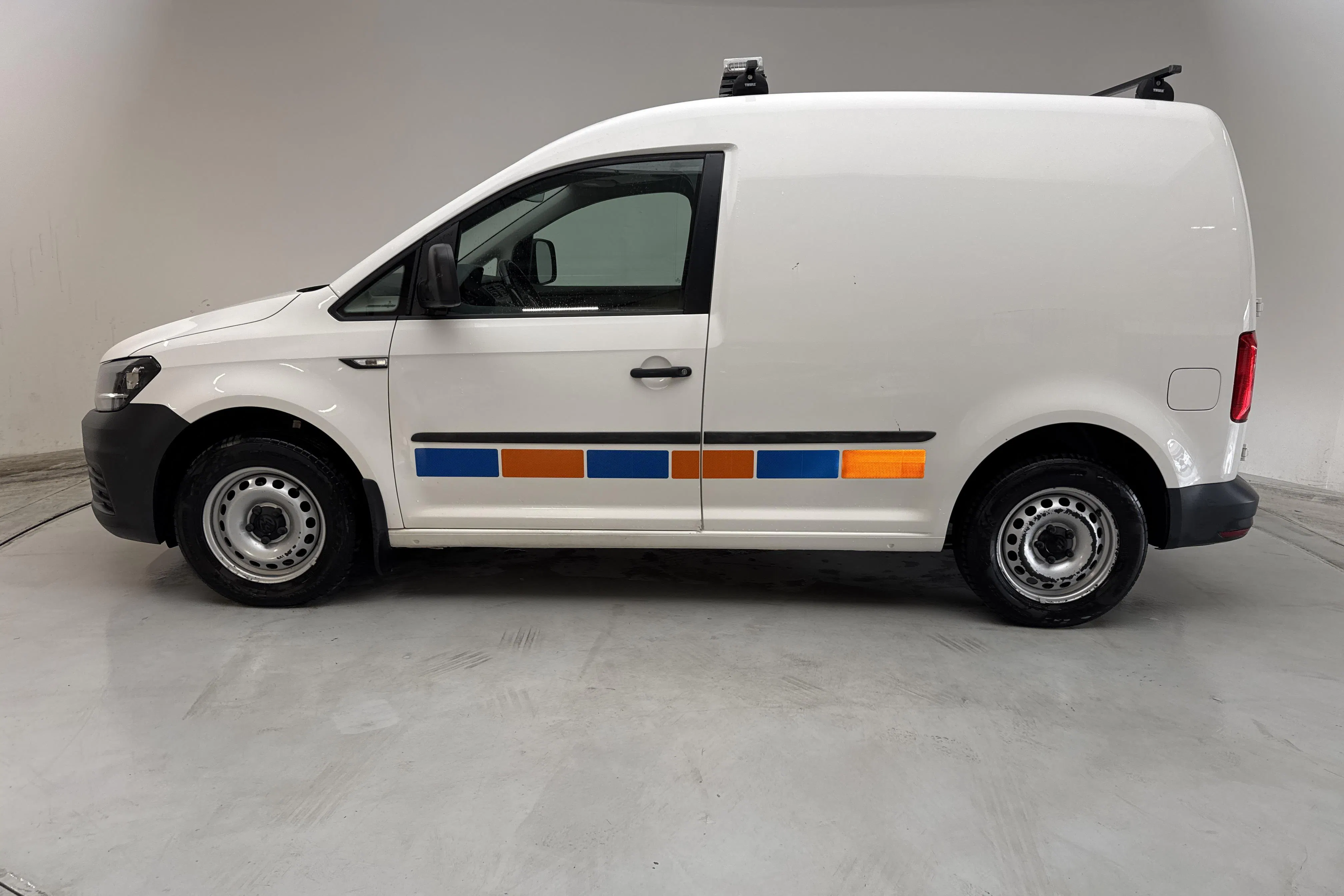 Presentation photo 2 of 12: VW Caddy 1.4 TGI Skåp (110hk) - 85 440 km - Manual - white - 2017