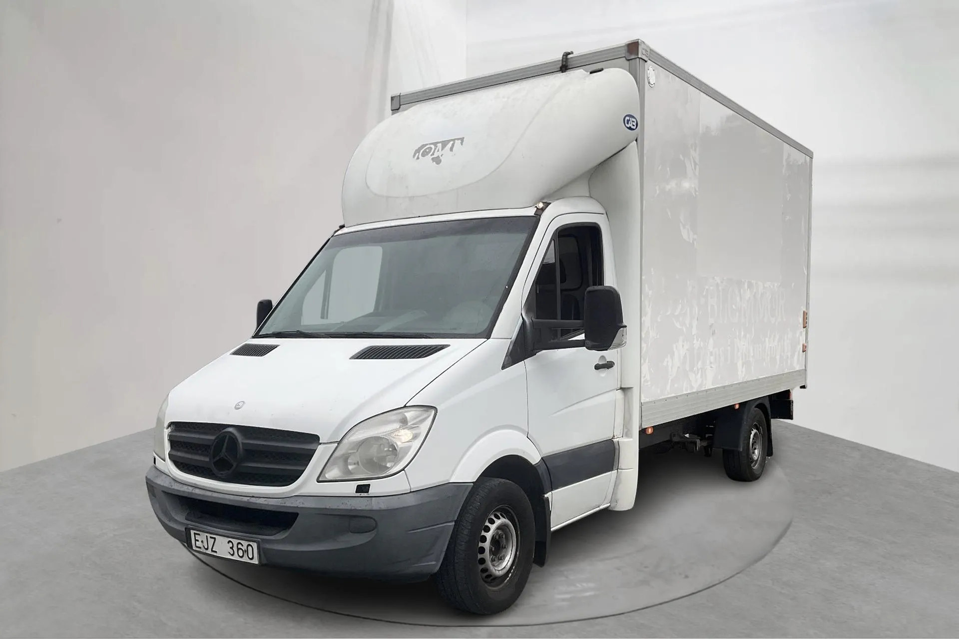 Presentationsfoto 1 av 15: Mercedes Sprinter 319 CDI Volymskåp (190hk) - 40 457 mil - Manuell - vit - 2012