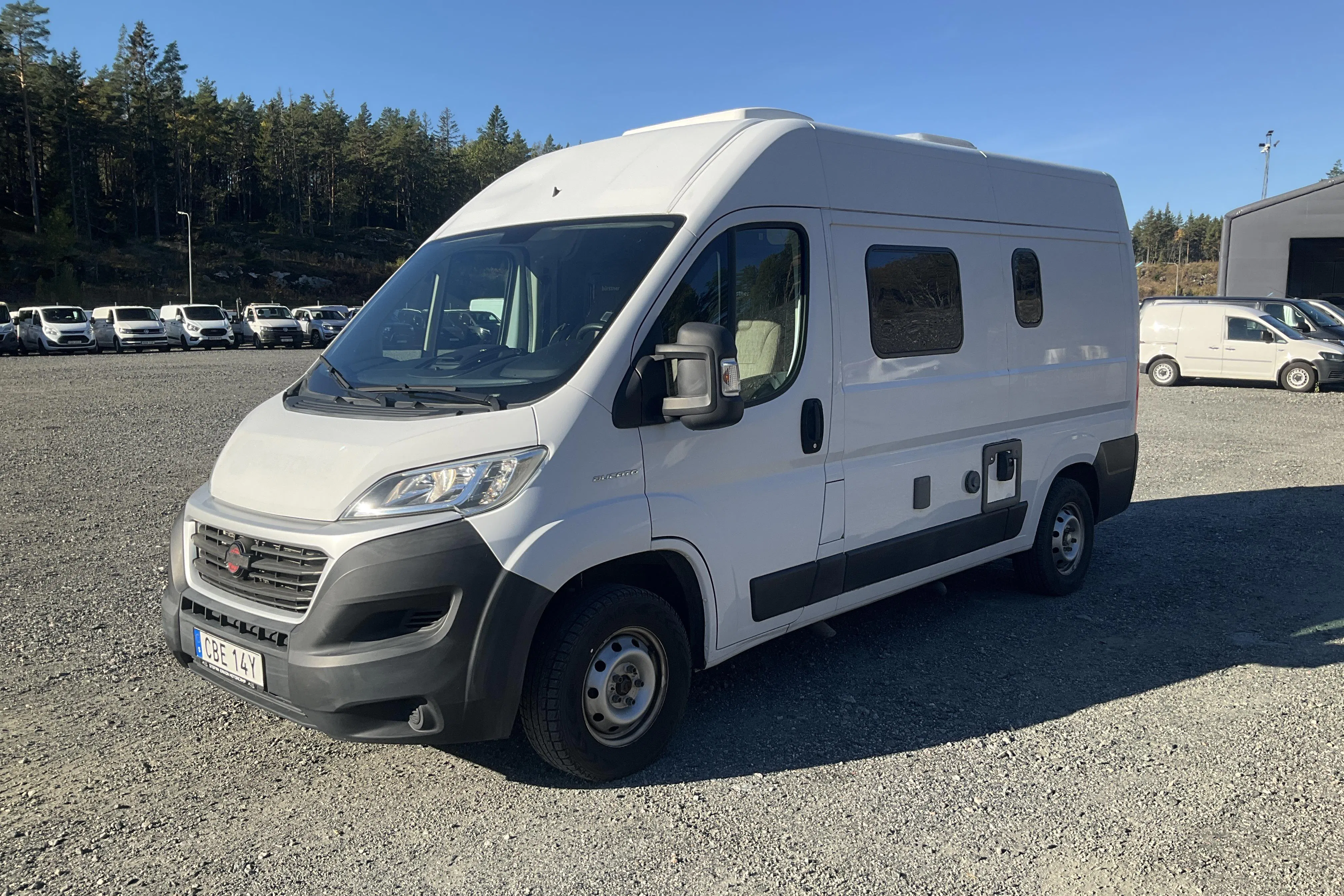 Presentation photo 1 of 28: FIAT burstner City Car 540 Campingbil - 71 830 km - Manual - white - 2019