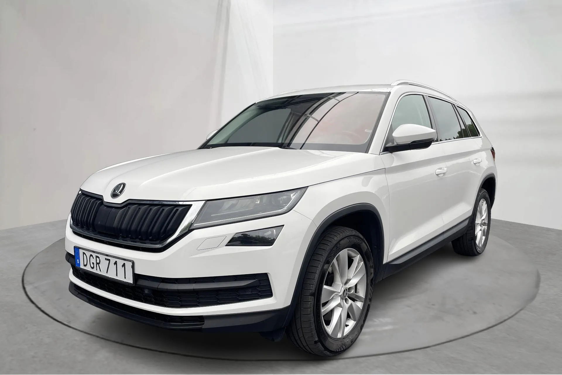 Presentationsfoto 1 av 19: Skoda Kodiaq 2.0 TDI 4X4 (190hk) - 25 251 mil - Automat - vit - 2018