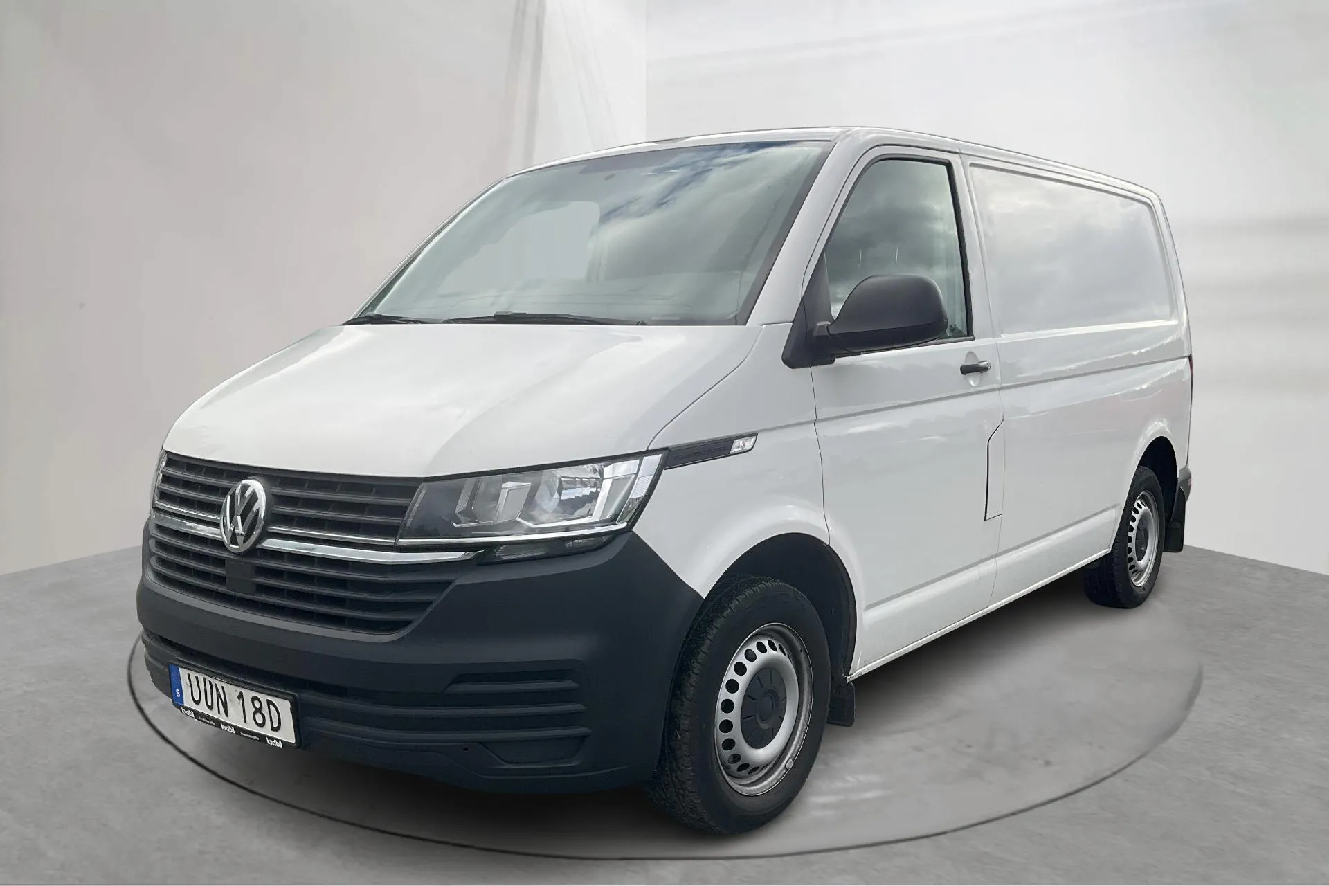 Presentationsfoto 1 av 16: VW Transporter T6.1 Skåp TDI (110hk) - 14 396 mil - Manuell - vit - 2020