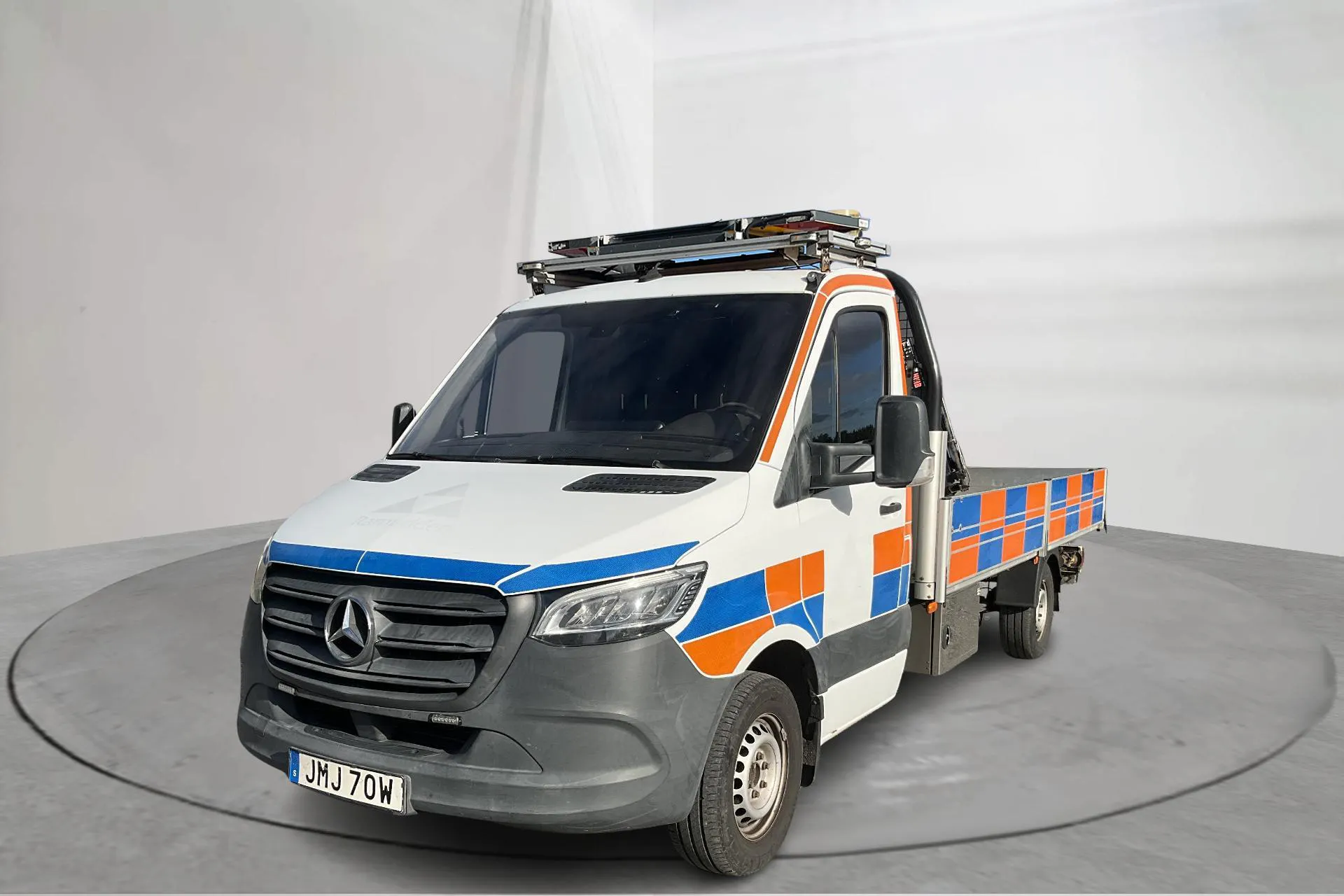 Presentationsfoto 1 av 19: Mercedes Sprinter 316 CDI Chassi RWD (163hk) - 20 596 mil - Automat - vit - 2019