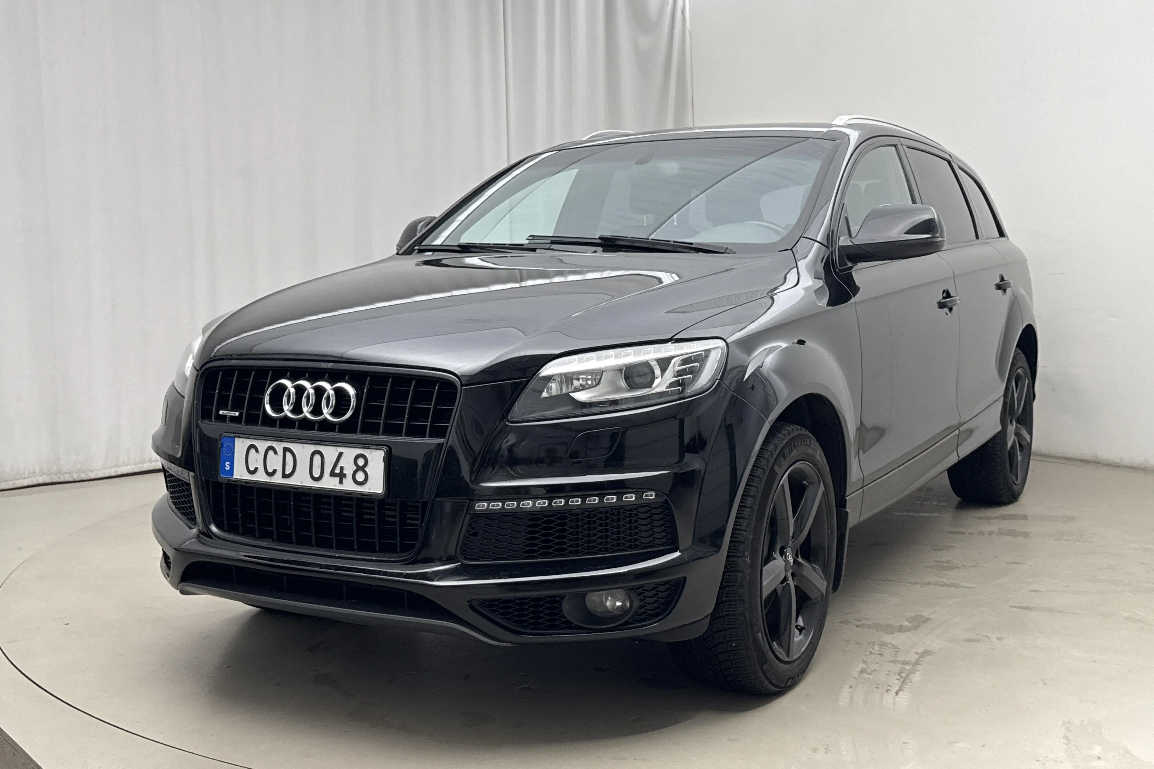 Presentation photo 1 of 12: Audi Q7 3.0 TDI quattro (204hk) - 237 020 km - Automatic - black - 2015