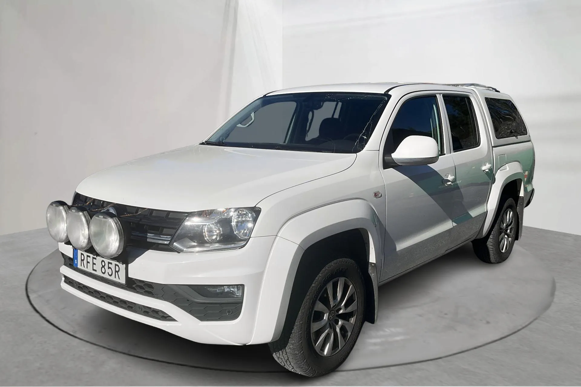 Presentationsfoto 1 av 17: VW Amarok 3.0 TDI 4motion (204hk) - 16 910 mil - Automat - vit - 2020