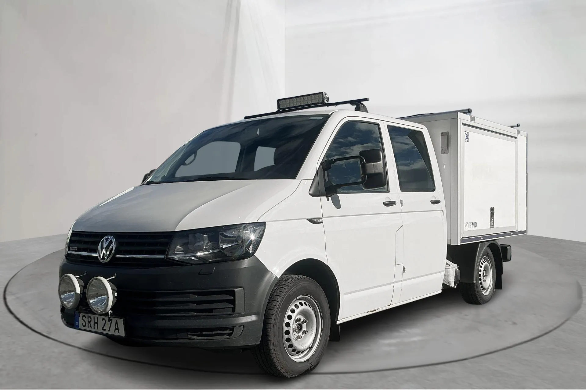 Presentationsfoto 1 av 15: VW Transporter T6 2.0 TDI BMT 4MOTION (150hk) - 15 578 mil - Manuell - vit - 2019
