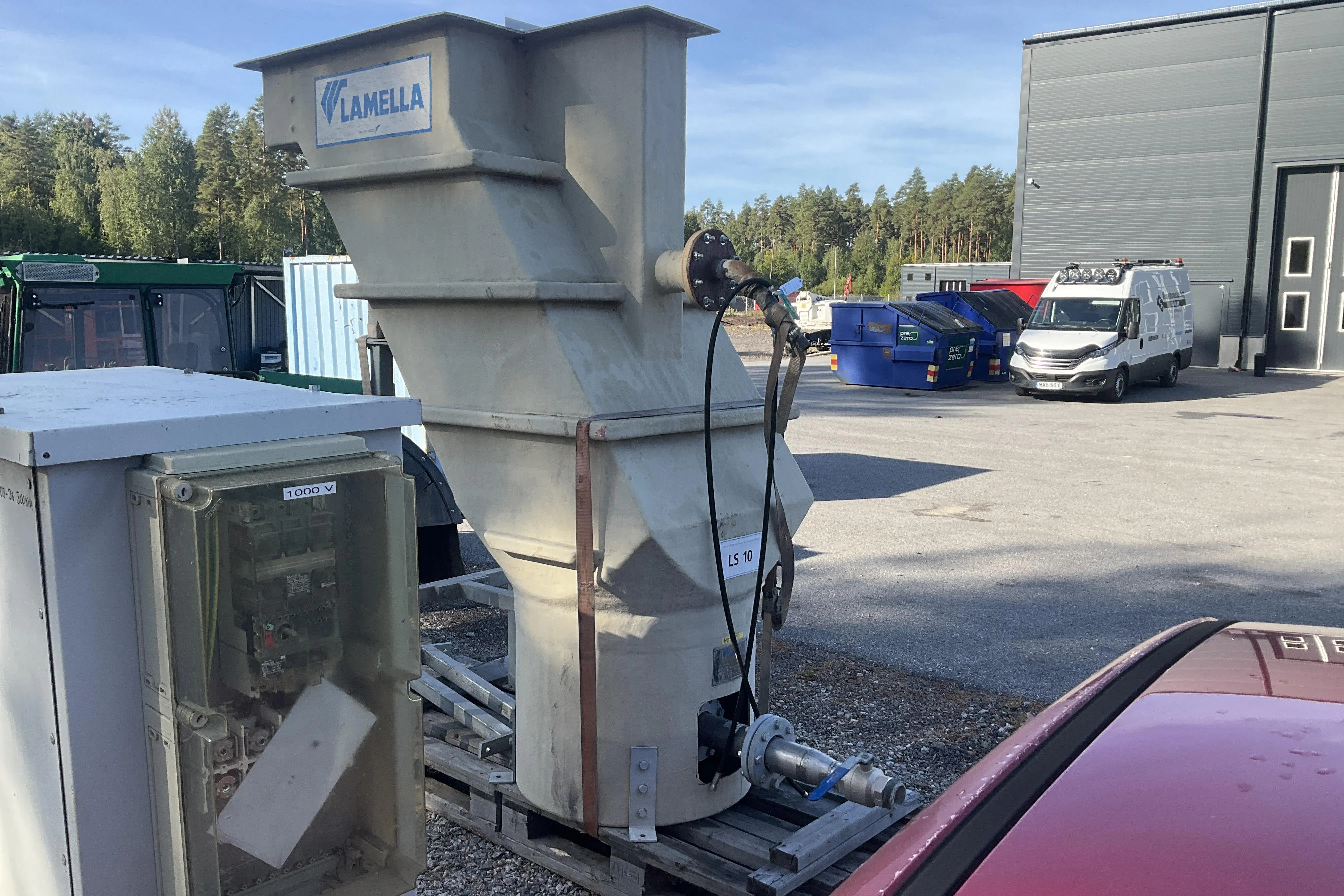 Presentation photo 1 of 10: Lamella Lemellverk LS08 för rening / sedimentering av processvatten - 0 km