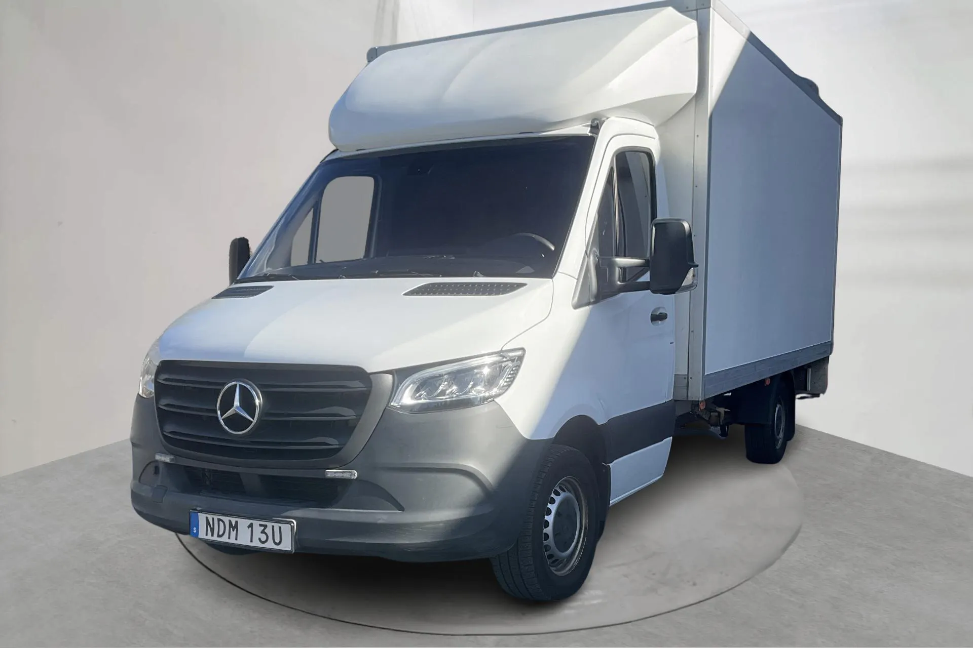 Presentationsfoto 1 av 19: Mercedes Sprinter 317 CDI Chassi RWD (170hk) - 16 731 mil - Automat - vit - 2022