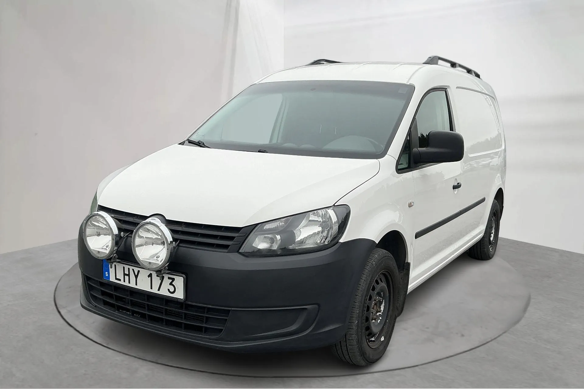 Presentation photo 1 of 16: VW Caddy 1.6 TDI Maxi Skåp (102hk) - 138 530 km - Manual - white - 2014