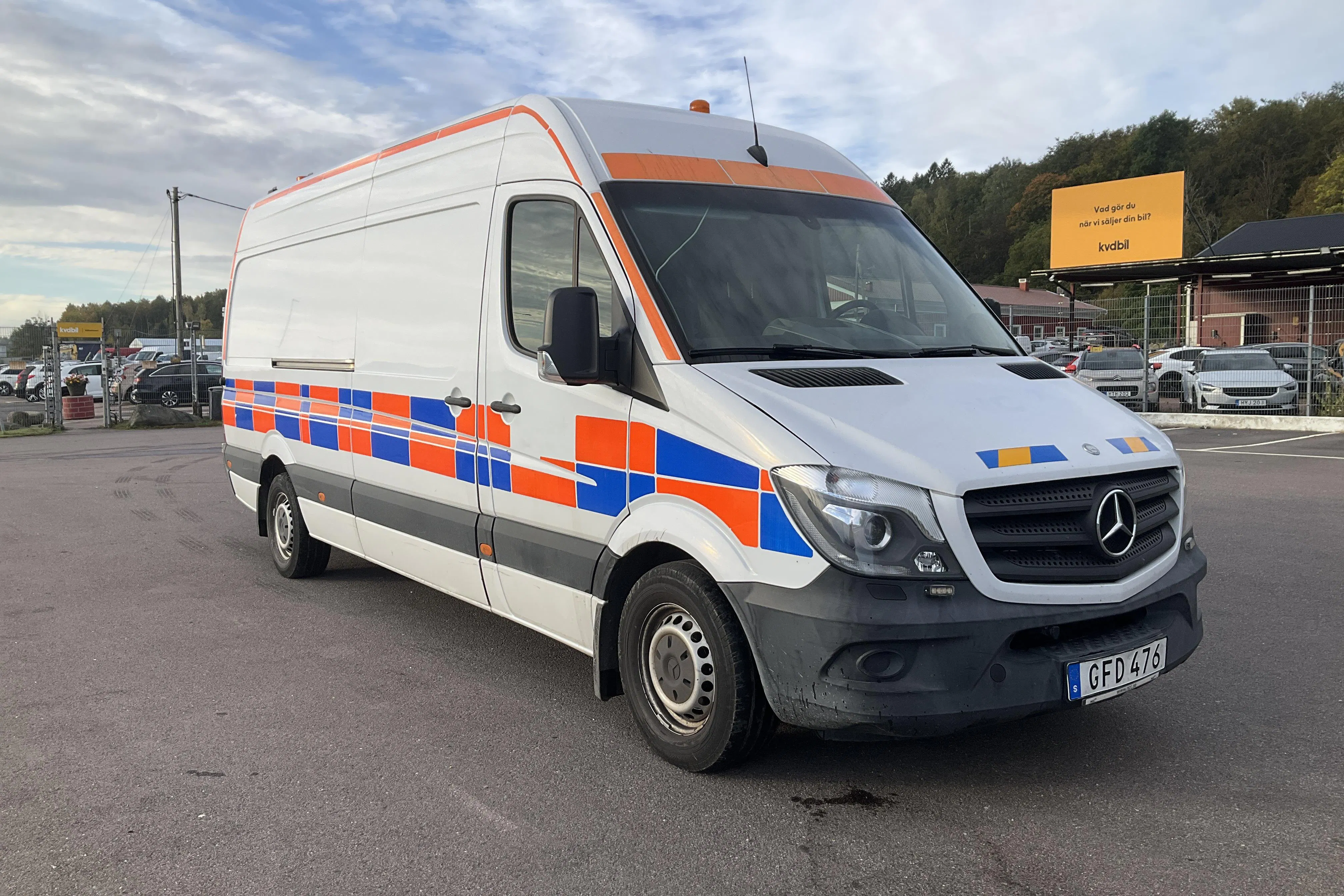 Presentationsfoto 1 av 13: Mercedes Sprinter 316 CDI (163hk) - 11 540 mil - Automat - vit - 2014