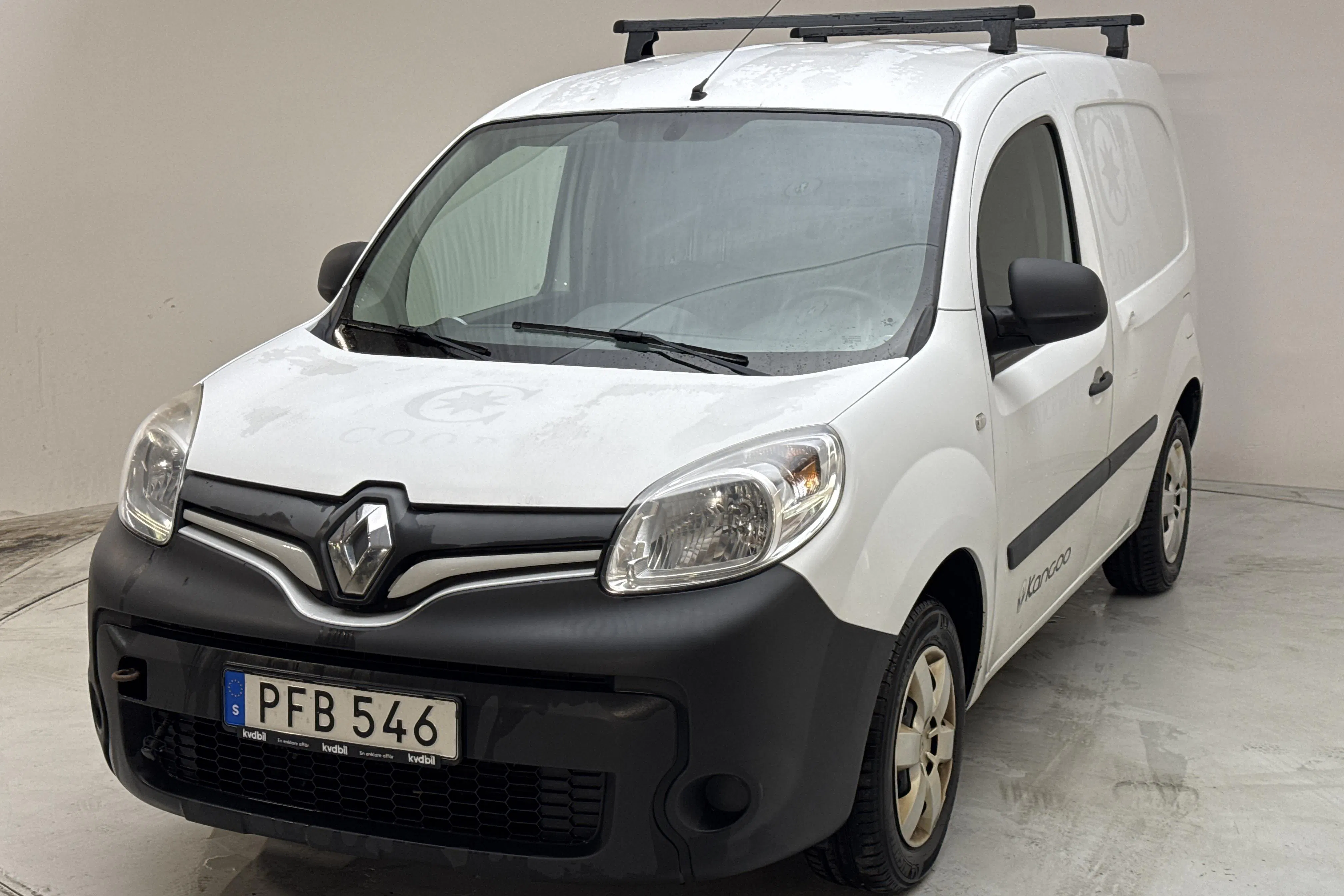 Presentation photo 1 of 12: Renault Kangoo 1.5 dCi Skåp (75hk) - 79 940 km - Manual - white - 2018