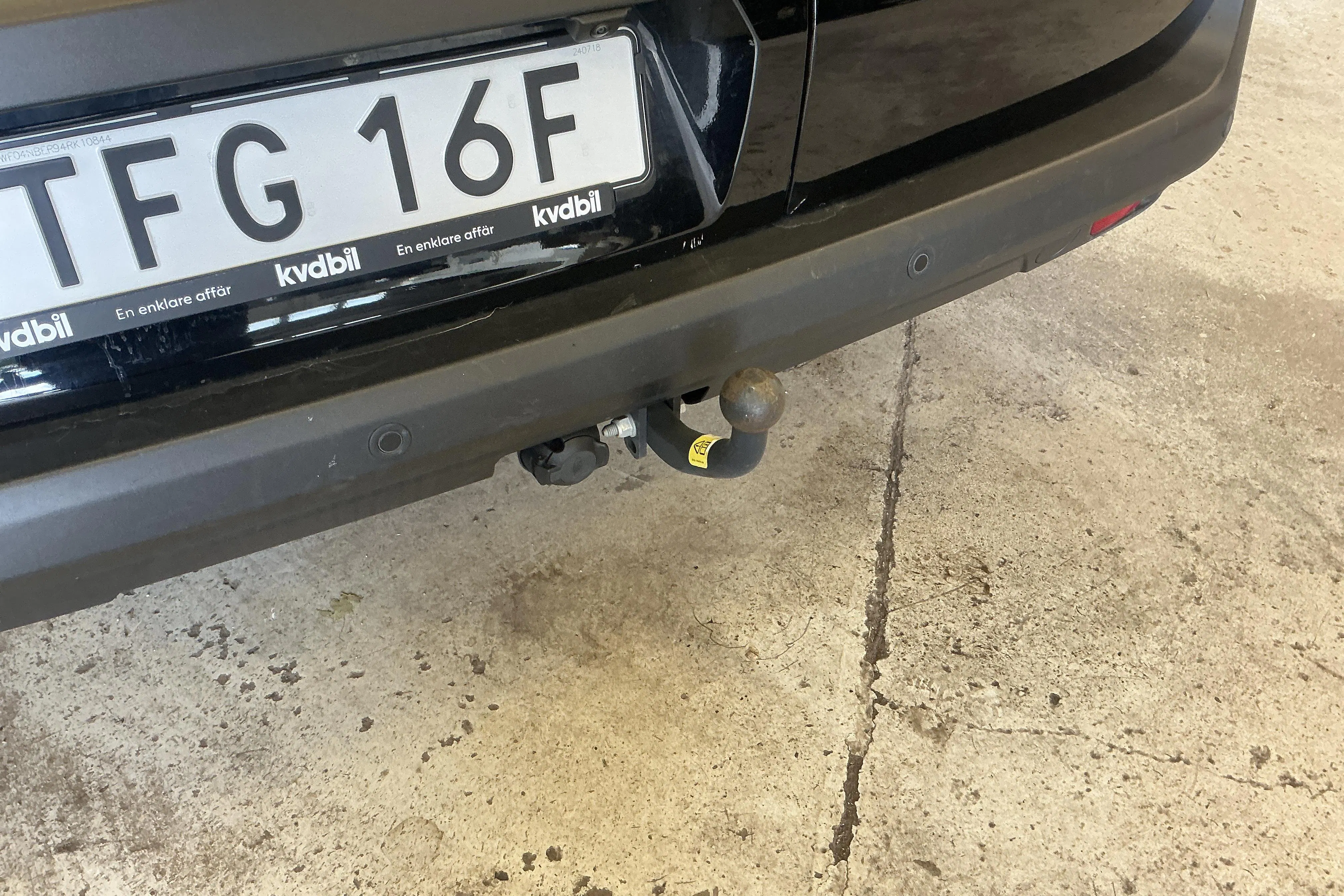 Presentation photo 14 of 14: Ford Transit Courier 1.0T Ecoboost (125hk) - 18 640 km - Automatic - black - 2024