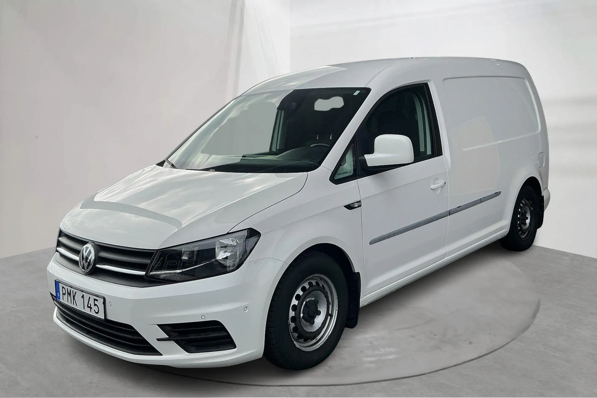 Presentationsfoto 1 av 14: VW Caddy Maxi 1.0 TSI Skåp (102hk) - 4 626 mil - Manuell - vit - 2018