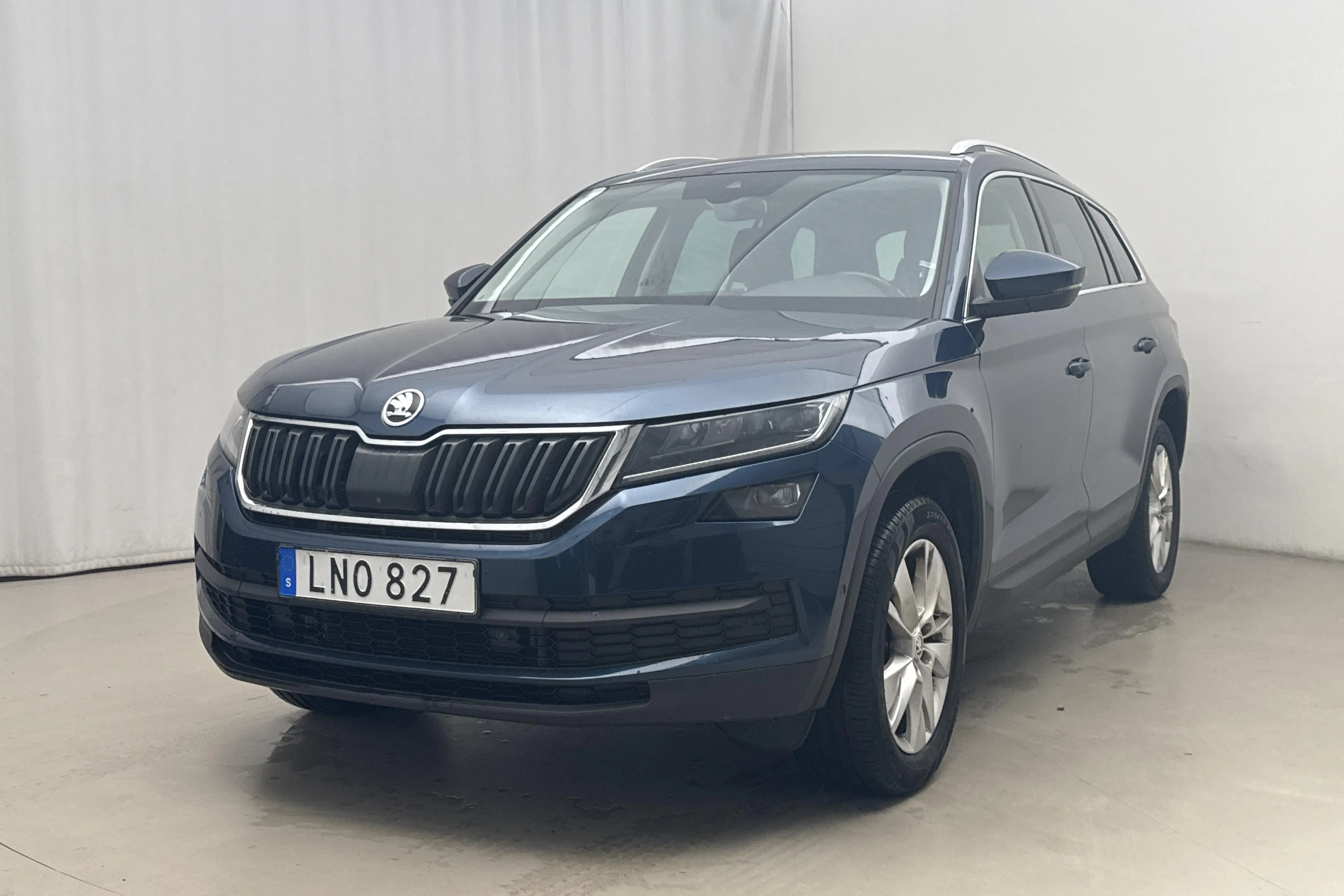 Presentationsfoto 1 av 16: Skoda Kodiaq 2.0 TDI 4X4 (190hk) - 17 525 mil - Automat - blå - 2019