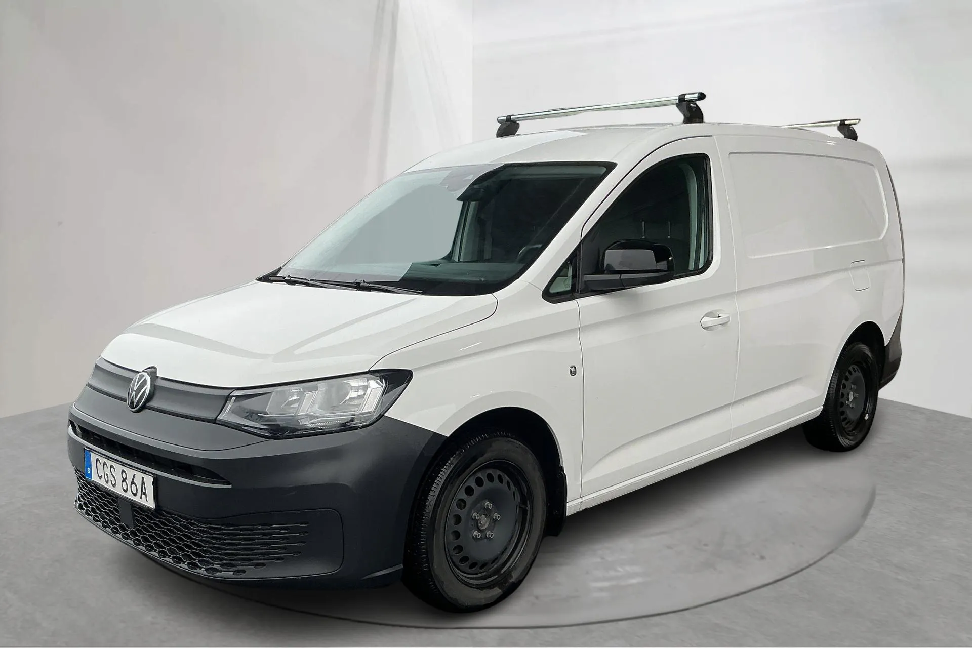 Presentation photo 1 of 15: VW Caddy Cargo Maxi 2.0 TDI (122hk) - 128 600 km - Automatic - white - 2023