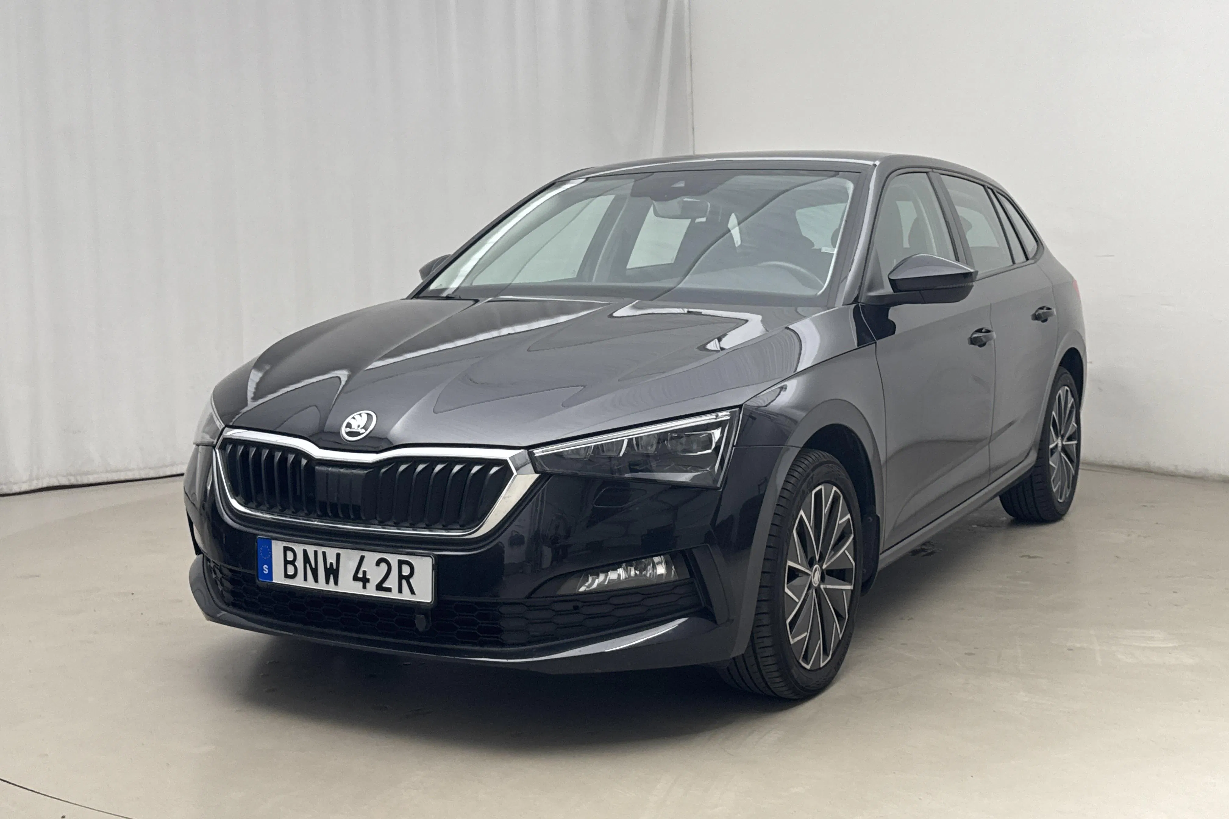 Presentationsfoto 1 av 15: Skoda Scala 1.5 TSI (150hk) - 5 177 mil - Automat - svart - 2020