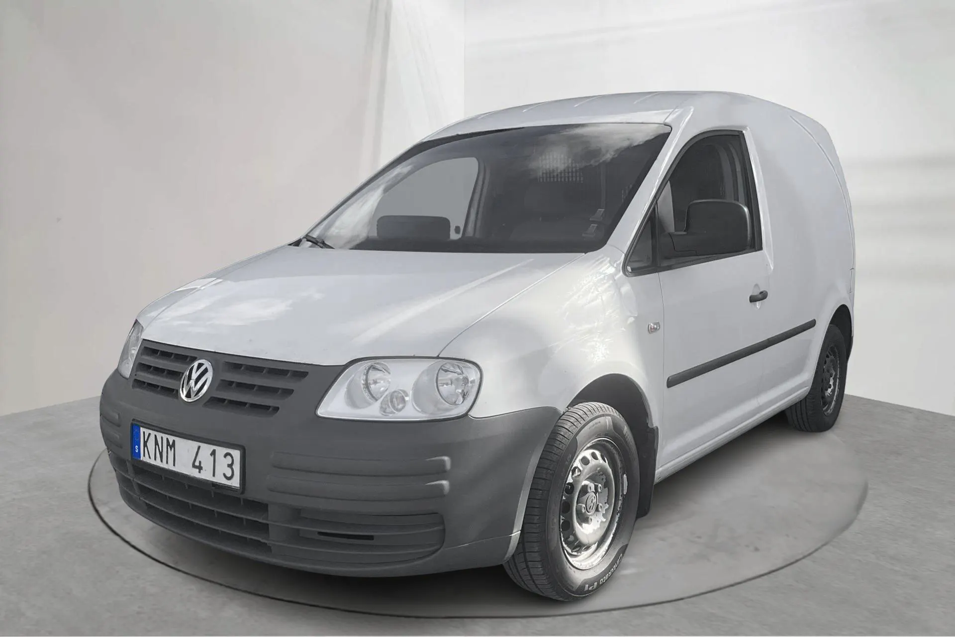 Presentationsfoto 1 av 13: VW Caddy 1.9 TDI Skåp (105hk) - 27 098 mil - Automat - vit - 2010