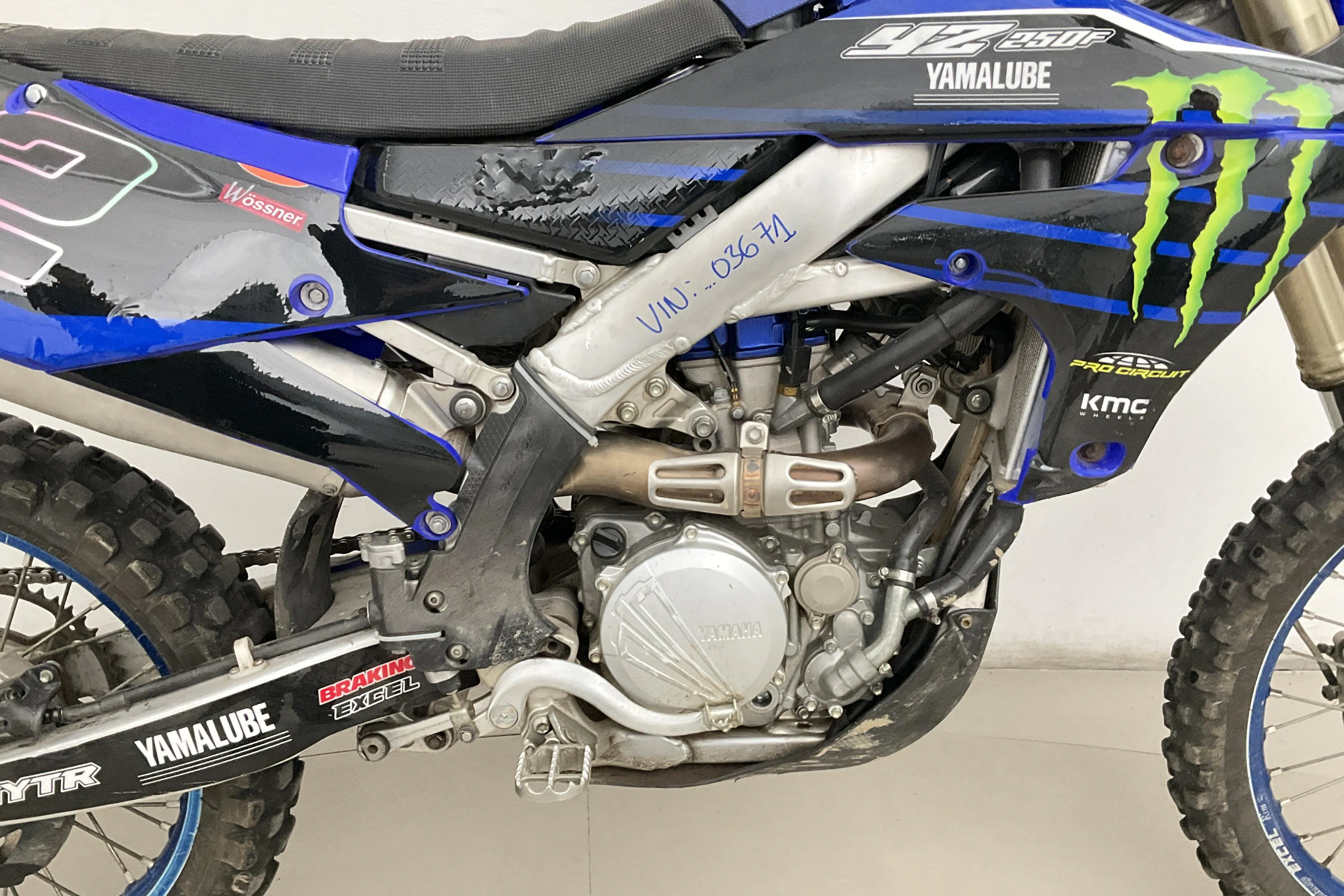 Presentation photo 8 of 8: YAMAHA YZ250F Enduromotorcykel - 0 km - Manual - 2019
