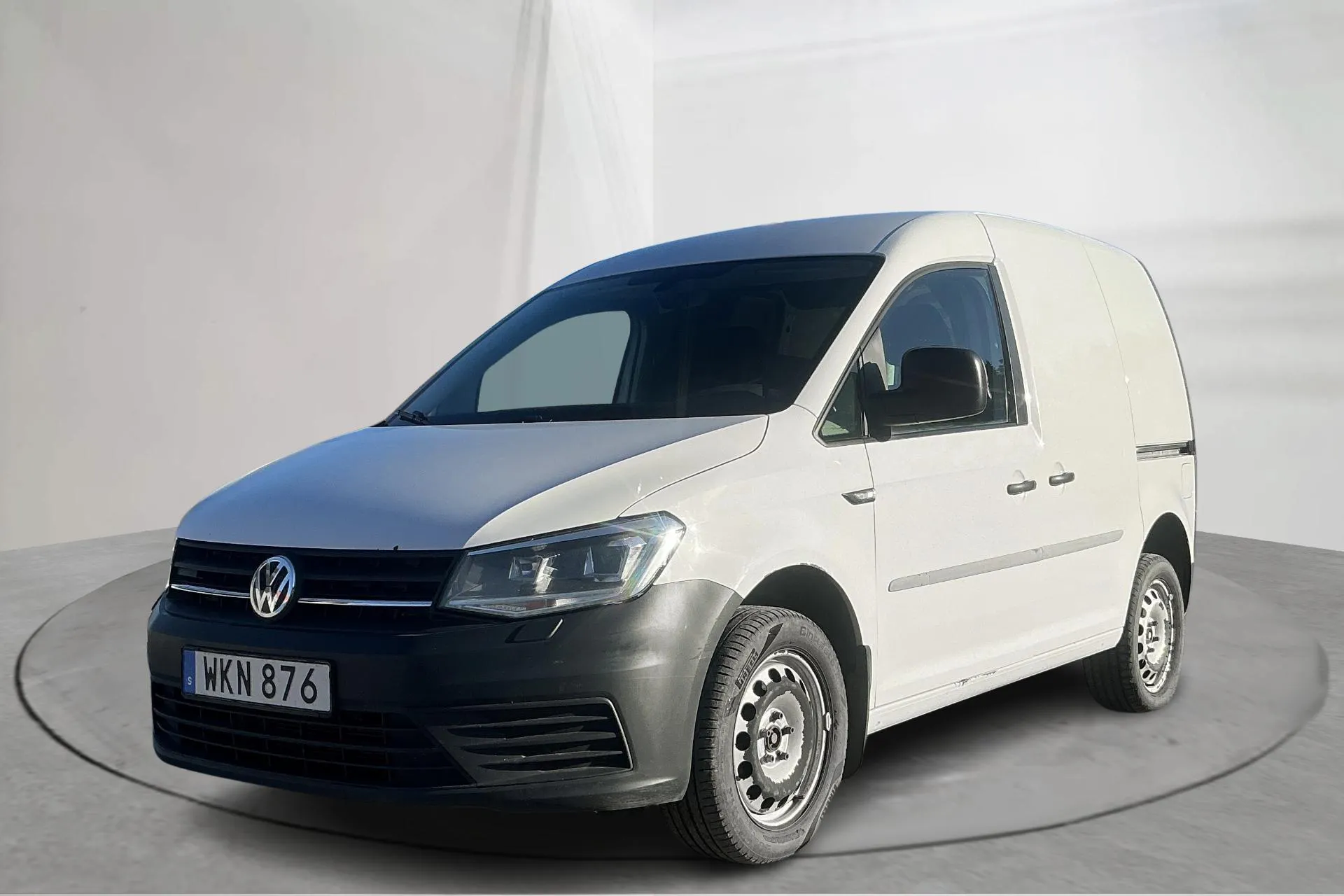 Presentation photo 1 of 18: VW Caddy 2.0 TDI Skåp 4MOTION (150hk) - 109 720 km - Automatic - white - 2018