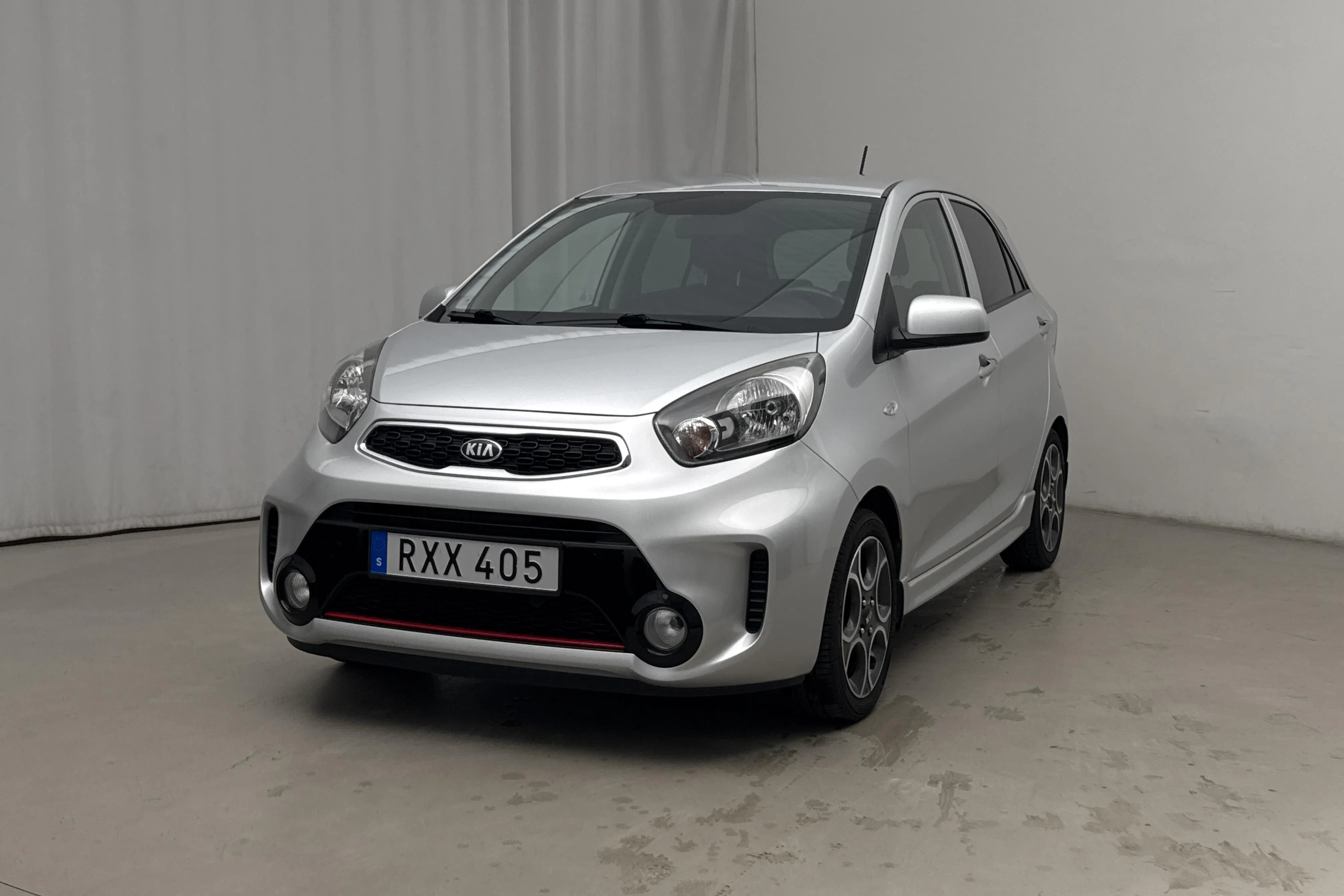 Presentation photo 1 of 16: KIA Picanto 1.0 5dr (69hk) - 58 500 km - Manual - gray - 2017