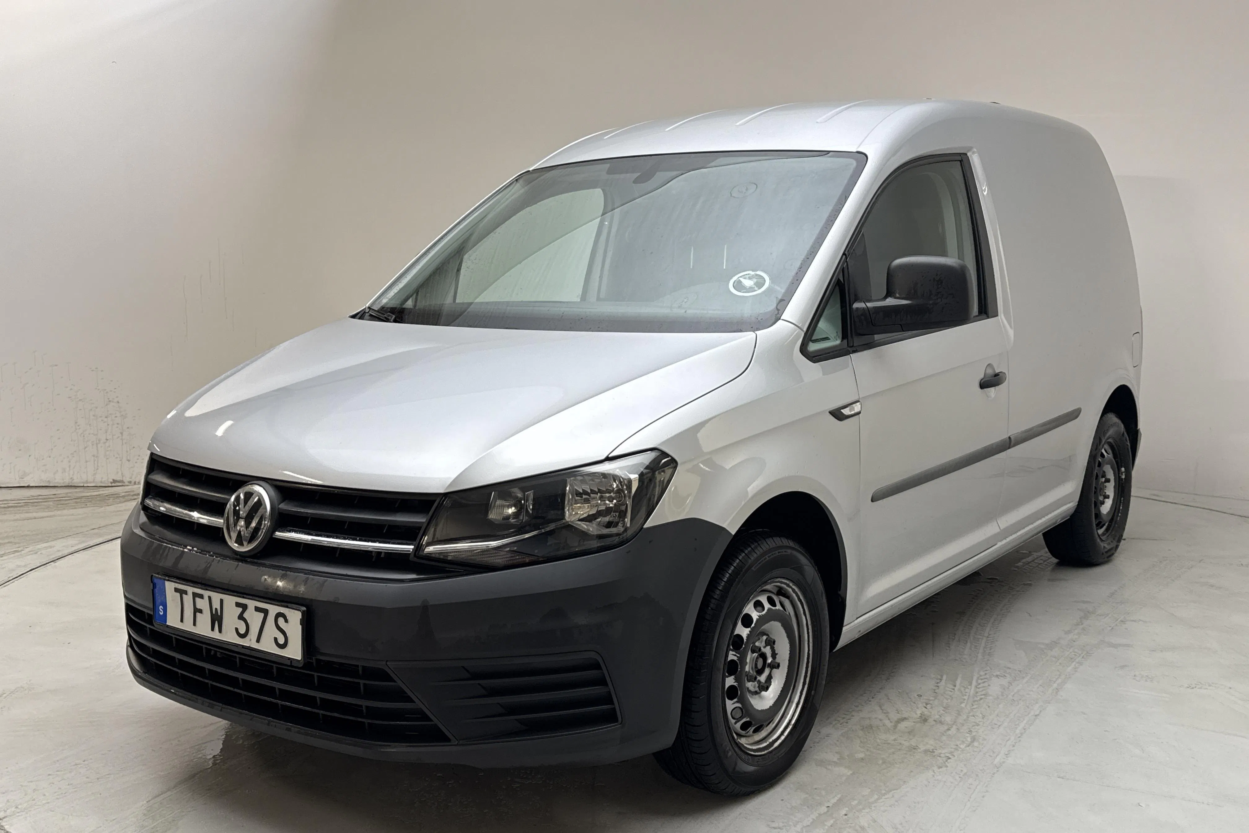 Presentation photo 1 of 12: VW Caddy 2.0 TDI Skåp (75hk) - 84 520 km - Manual - silver - 2019