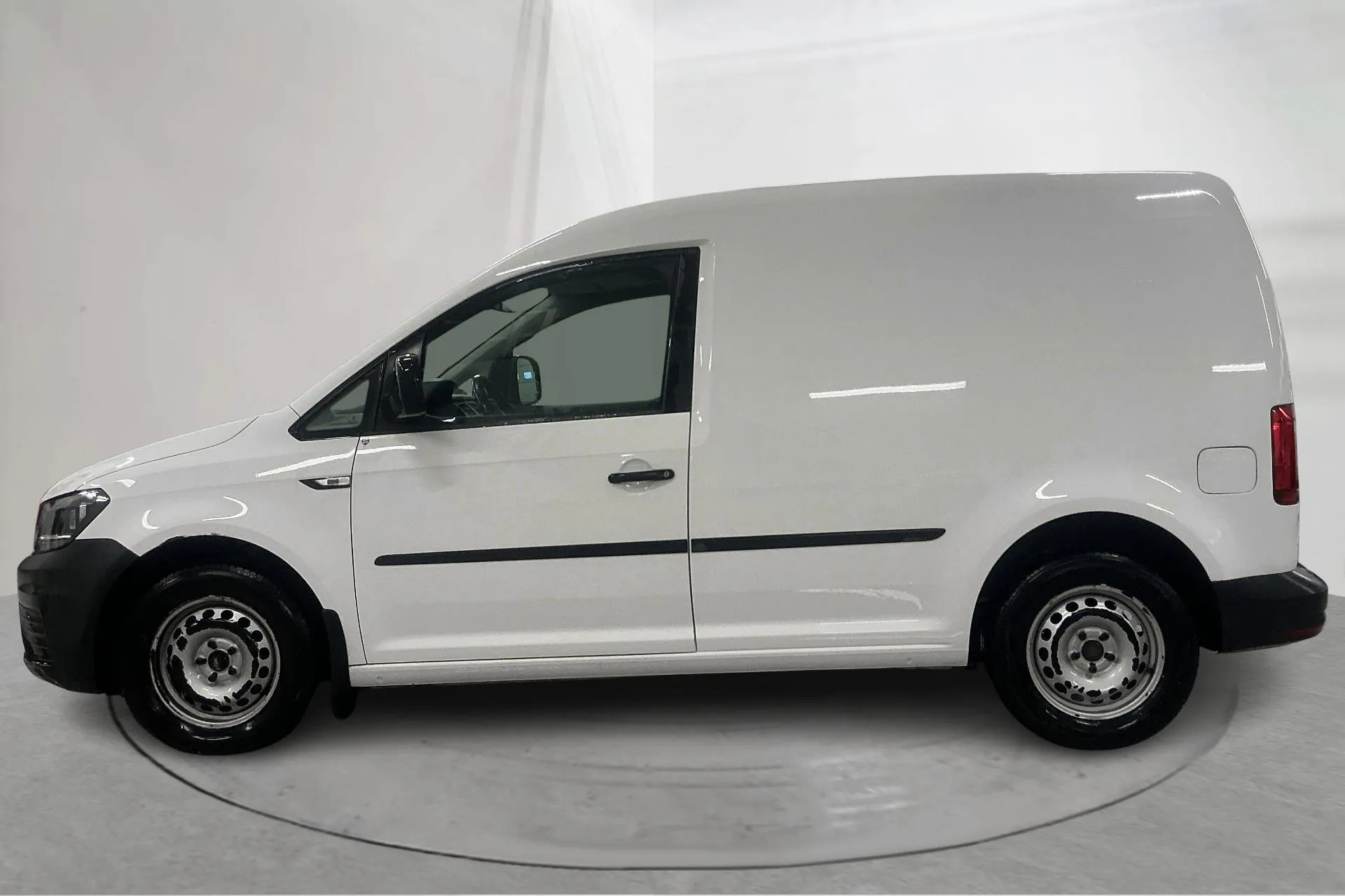 Presentation photo 2 of 18: VW Caddy 2.0 TDI Skåp (102hk) - 129 500 km - Automatic - white - 2016