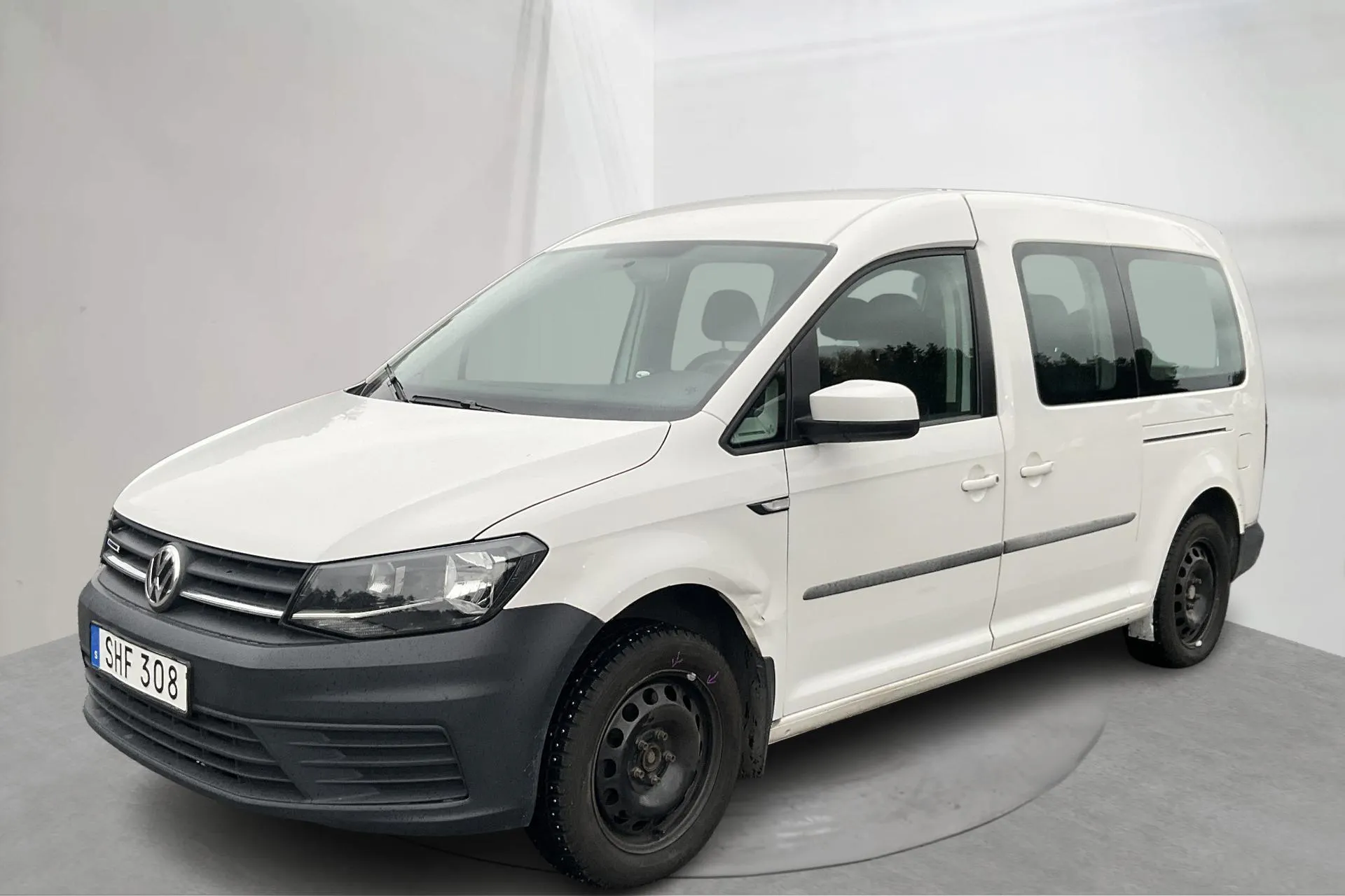 Presentationsfoto 1 av 13: VW Caddy Maxi Life 1.4 TGI (110hk) - 13 960 mil - Manuell - vit - 2018