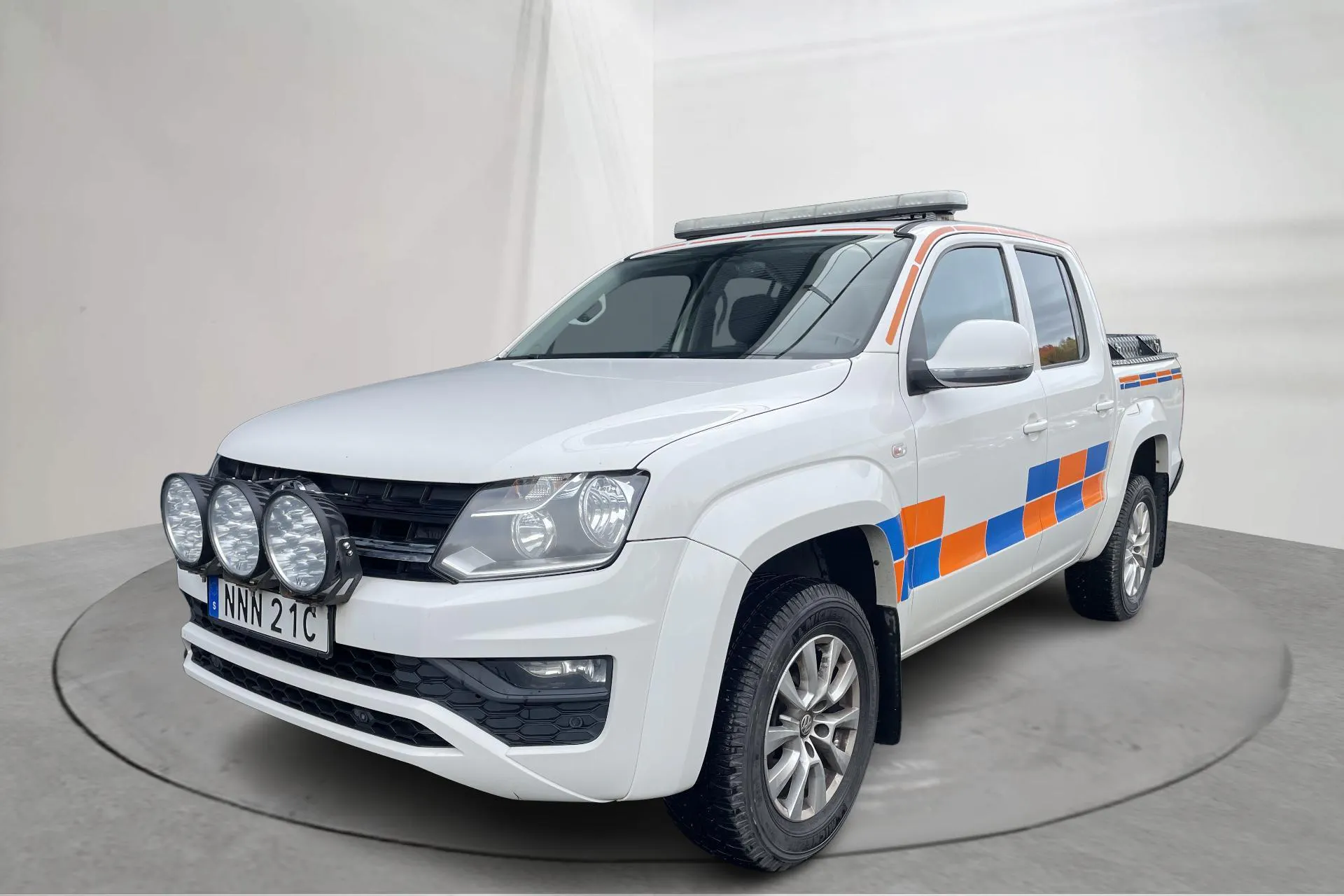 Presentationsfoto 1 av 16: VW Amarok 3.0 TDI 4motion (204hk) - 36 915 mil - Automat - vit - 2019