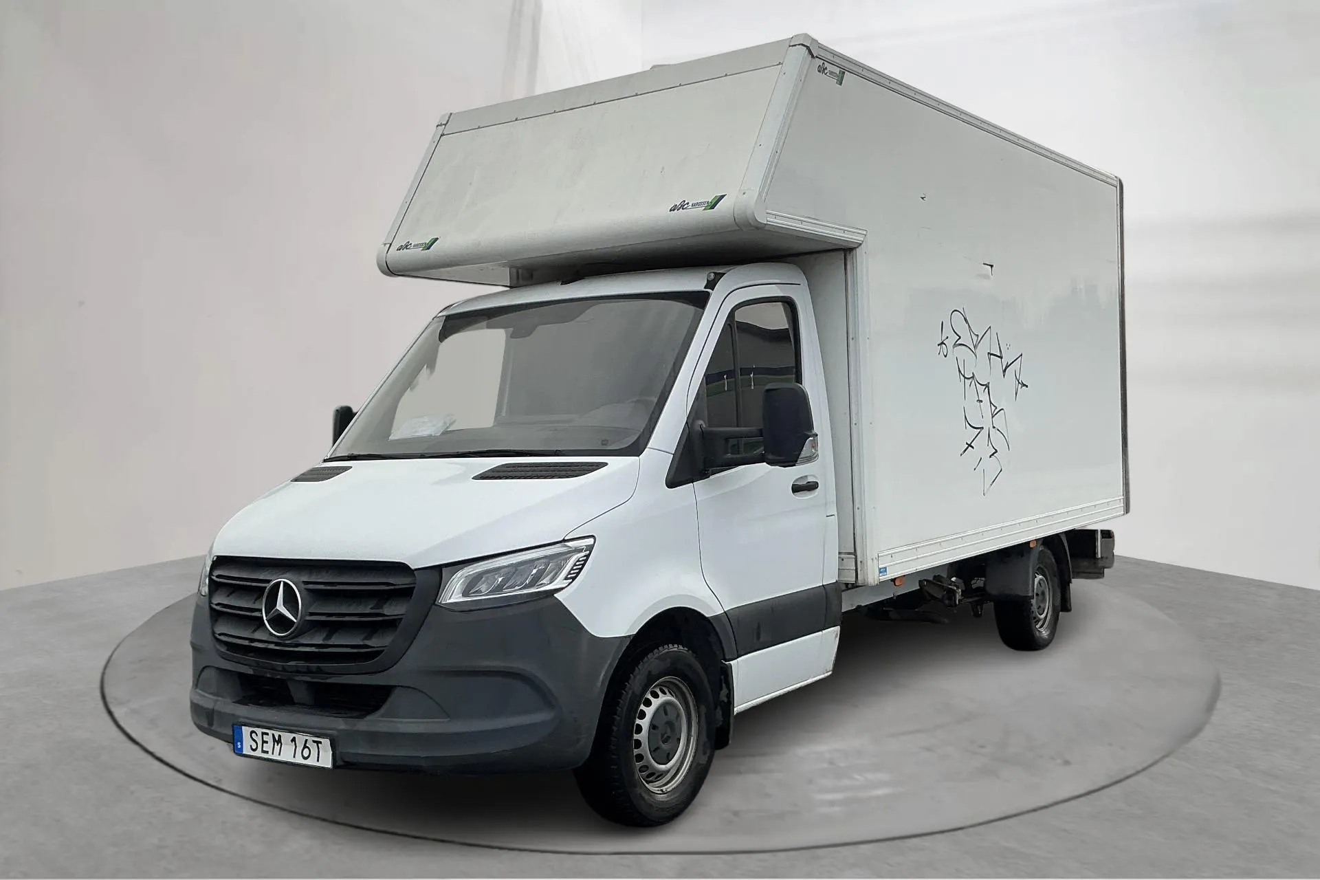 Presentation photo 1 of 15: Mercedes Sprinter 316 CDI Volymskåp RWD (163hk) - 85 590 km - Automatic - white - 2021