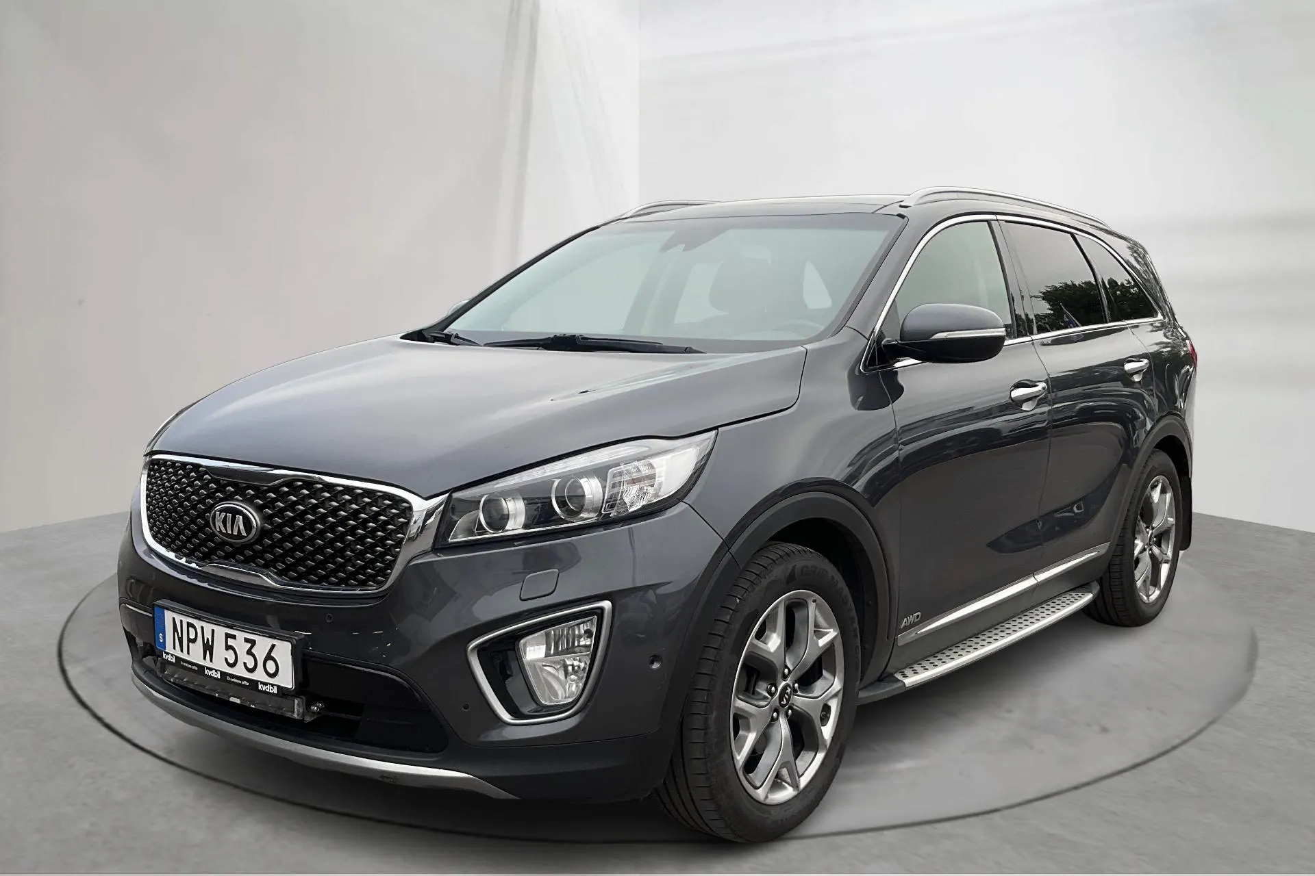 Presentationsfoto 1 av 21: KIA Sorento 2.2 CRDi (200hk) - 19 257 mil - Automat - grå - 2016