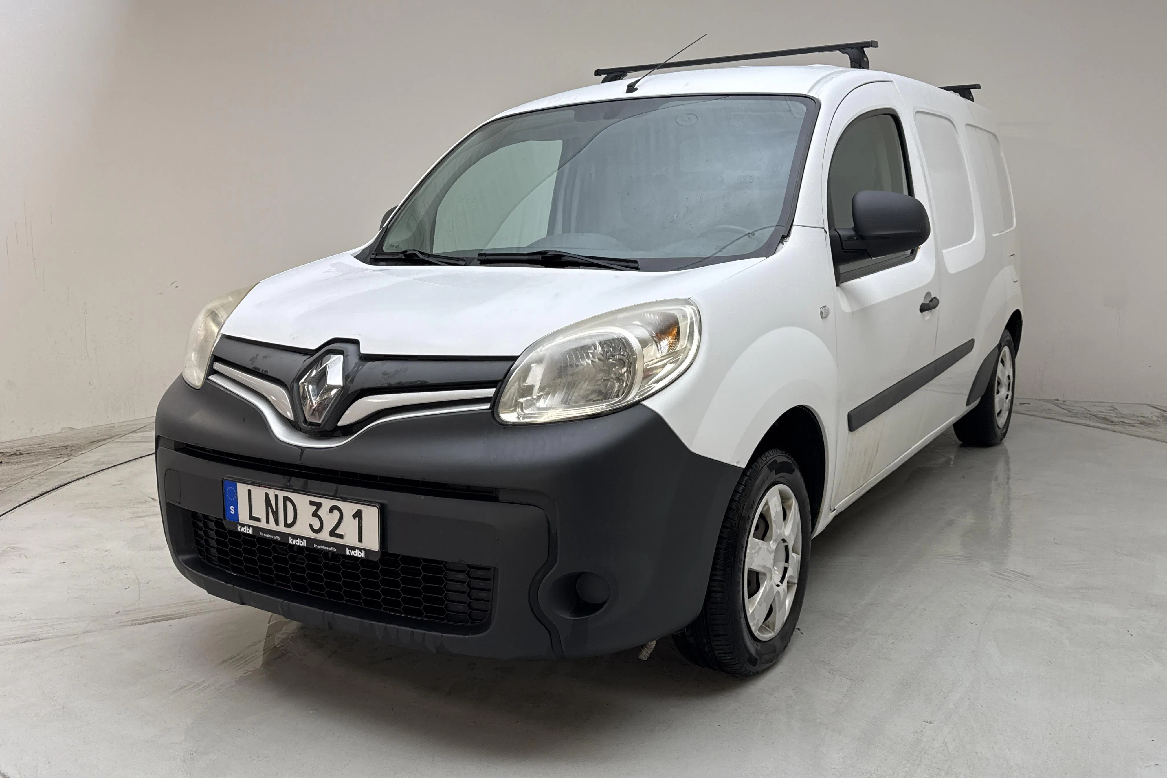 Presentation photo 1 of 11: Renault Kangoo 1.5 dCi Maxi Skåp (110hk) - 141 430 km - Manual - white - 2014