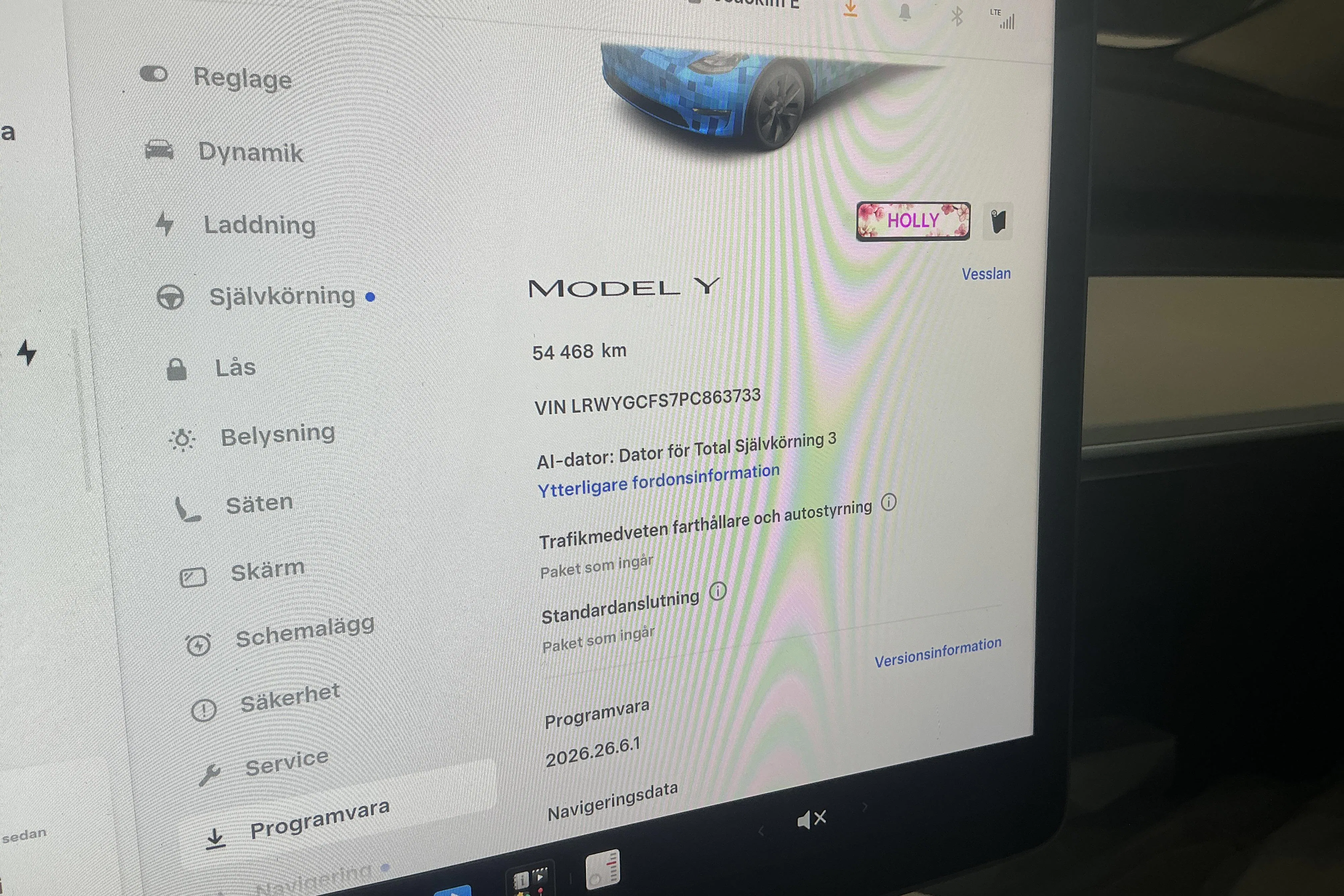 Presentationsfoto 18 av 18: Tesla Model Y RWD - 5 445 mil - Automat - vit - 2023