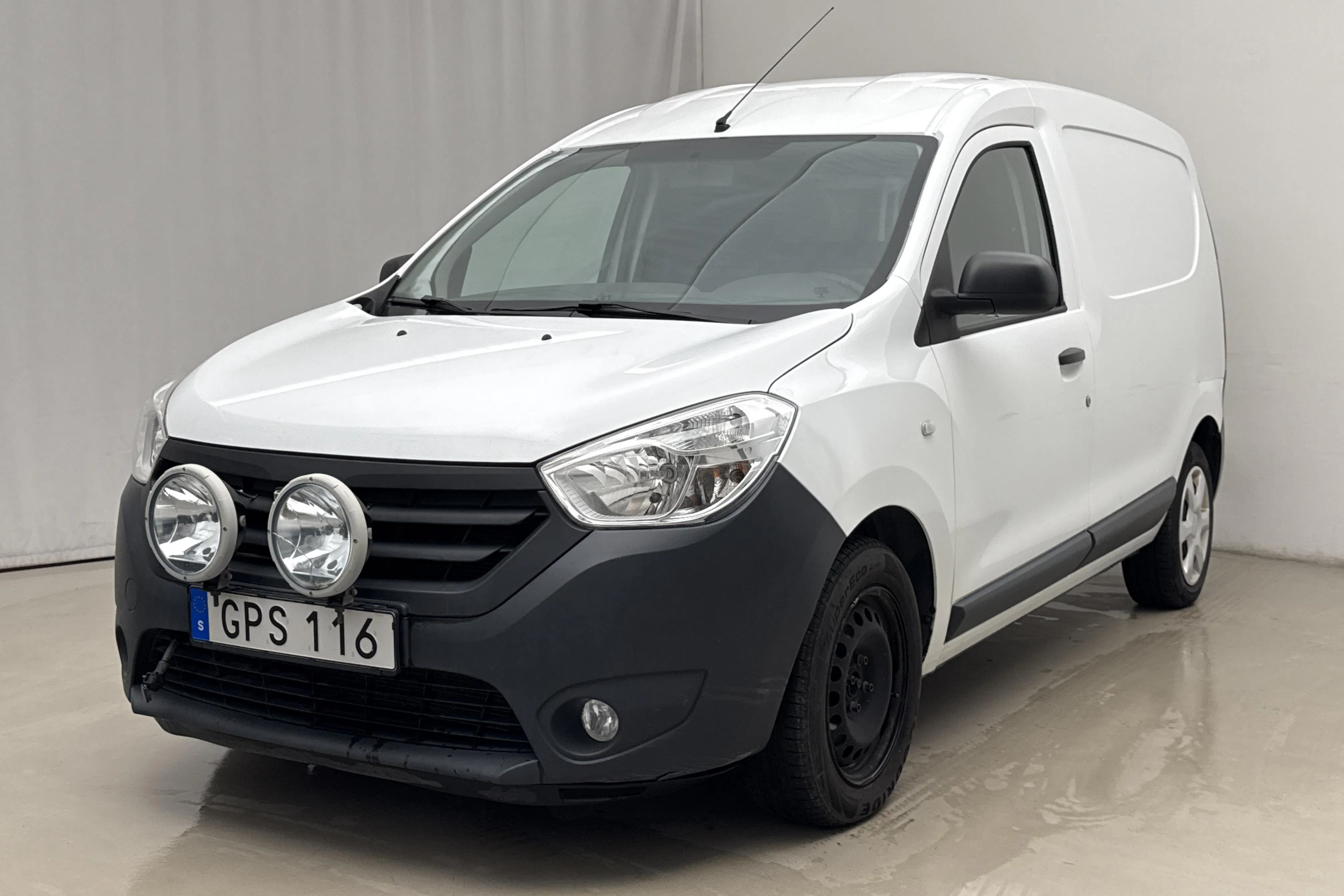 Presentation photo 1 of 14: Dacia Dokker Van 1.5 dCi (90hk) - 111 720 km - Manual - white - 2017