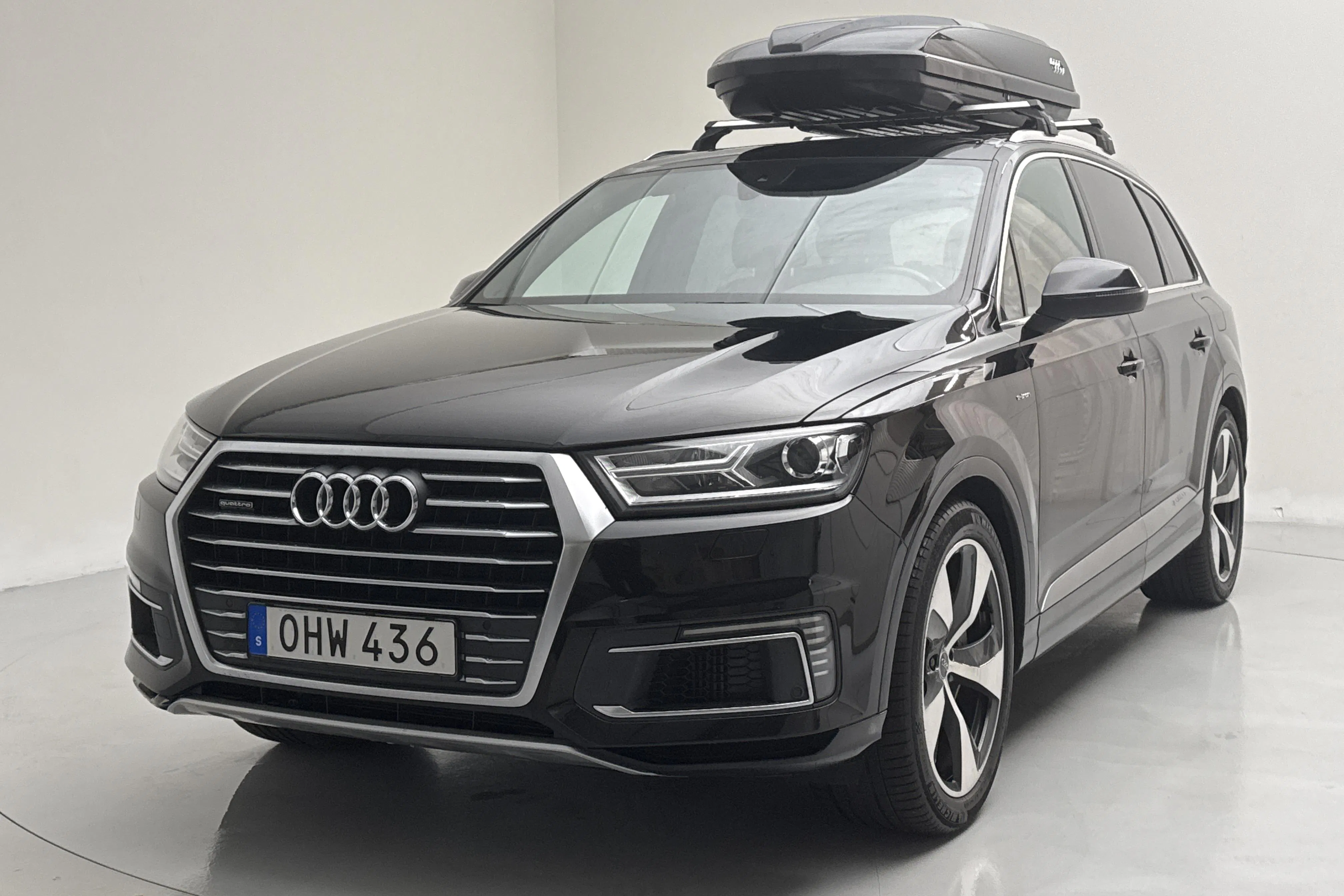 Presentation photo 1 of 18: Audi Q7 3.0 TDI e-tron quattro (258hk) - 173 910 km - Automatic - black - 2017