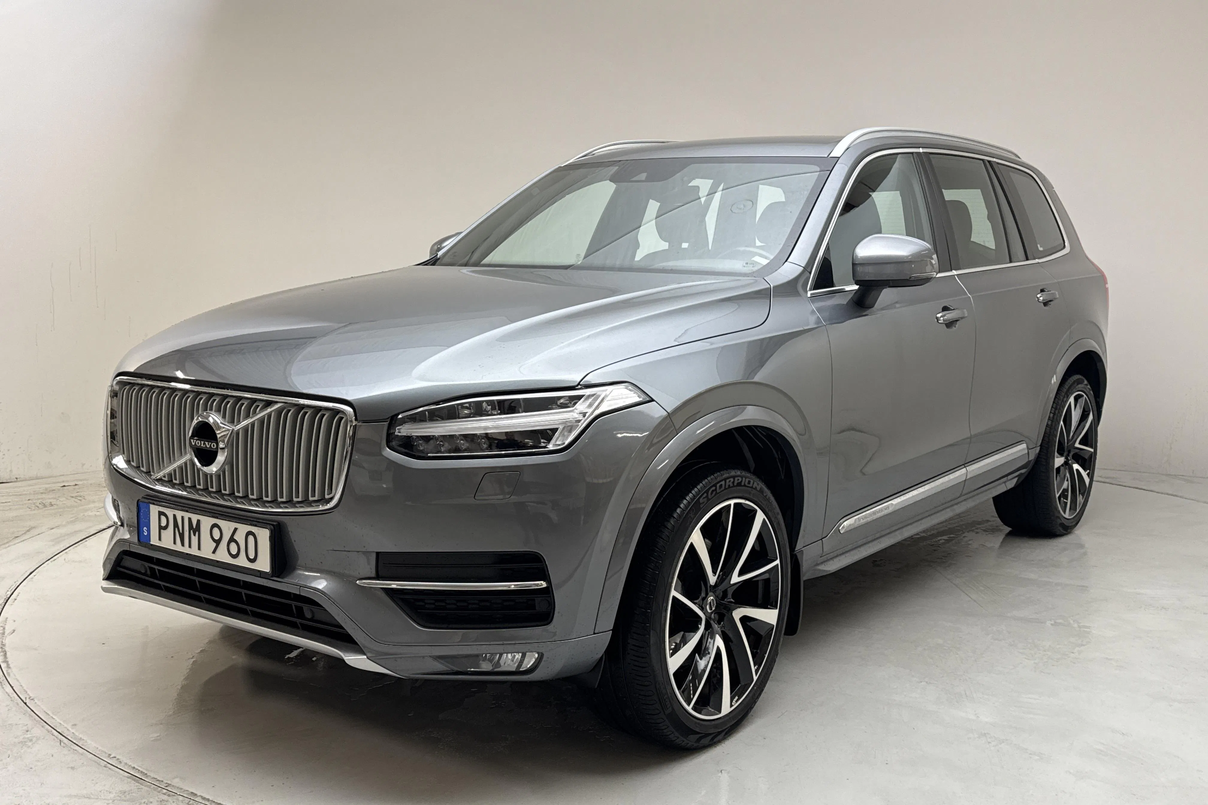 Presentation photo 1 of 16: Volvo XC90 D4 AWD (190hk) - 99 910 km - Automatic - gray - 2018