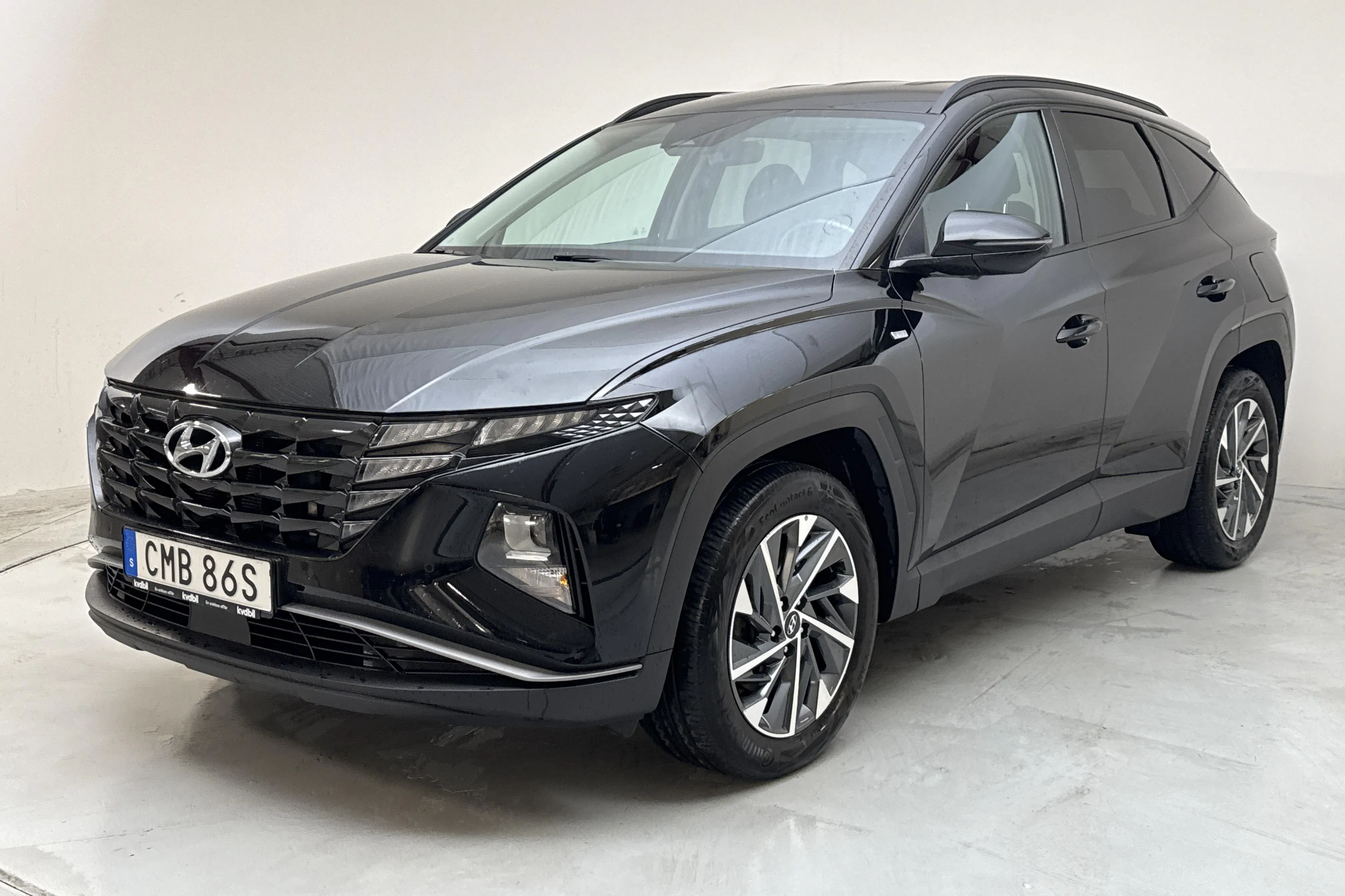 Presentation photo 1 of 14: Hyundai Tucson 1.6 T-GDi (150hk) - 79 120 km - Automatic - black - 2023