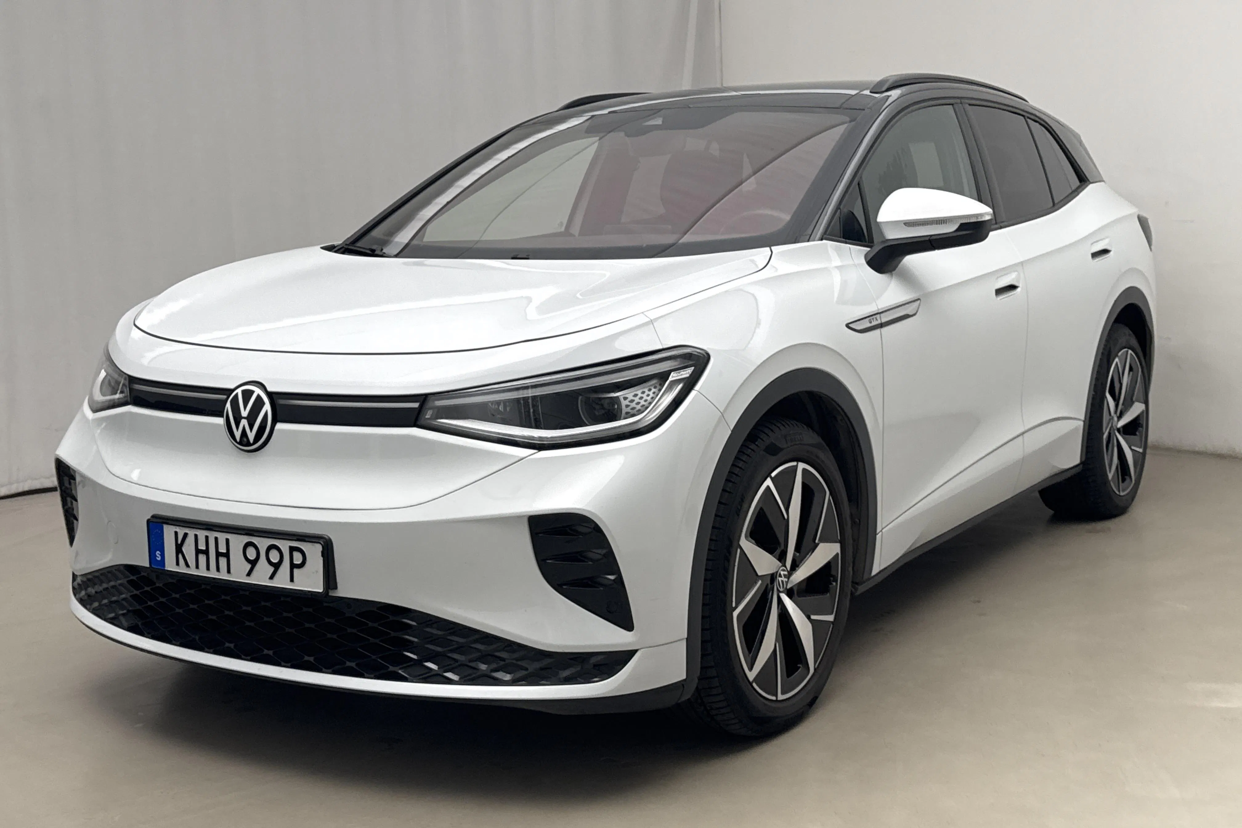 Presentation photo 1 of 19: VW ID.4 GTX 77kWh AWD (299hk) - 63 630 km - Automatic - white - 2022