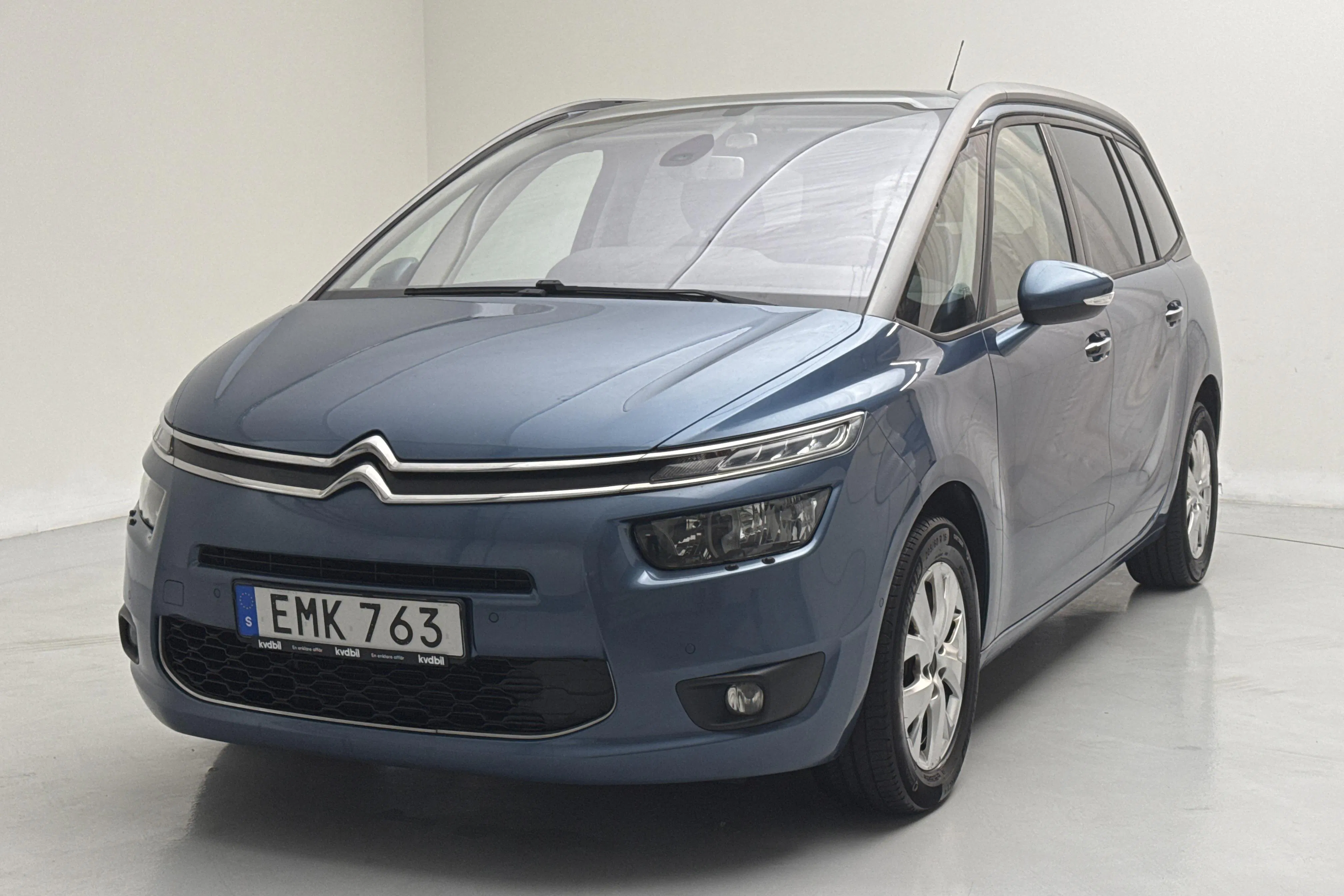 Presentationsfoto 1 av 15: Citroën C4 Grand Picasso 1.6 HDi (115hk) - 16 826 mil - Manuell - blå - 2015